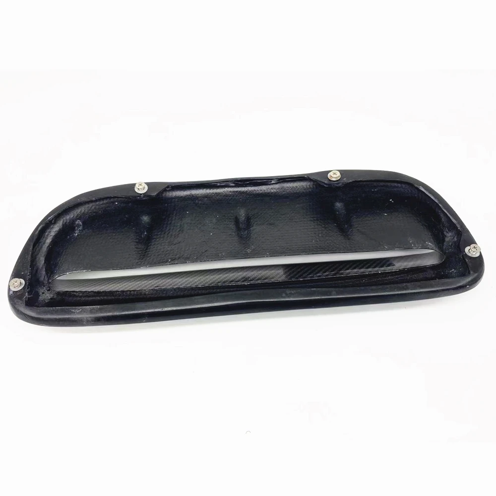 For Mini Cooper S R53 R50 2002-2006 2-Door Front Engine Air Vent Trim Cover Carbon Fiber Car Upper Hood Bonnet Scoop Outlet Cap