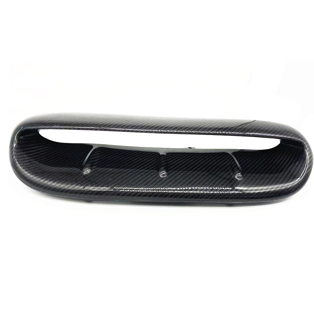 For Mini Cooper S R53 R50 2002-2006 2-Door Front Engine Air Vent Trim Cover Carbon Fiber Car Upper Hood Bonnet Scoop Outlet Cap