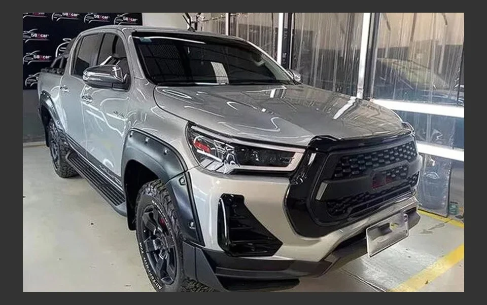 AKD Head Lamp for Toyota HILUX REVO LED Headlight 2021-2022 Headlights HILUX DRL Turn Signal High Beam Angel Eye Projector Lens