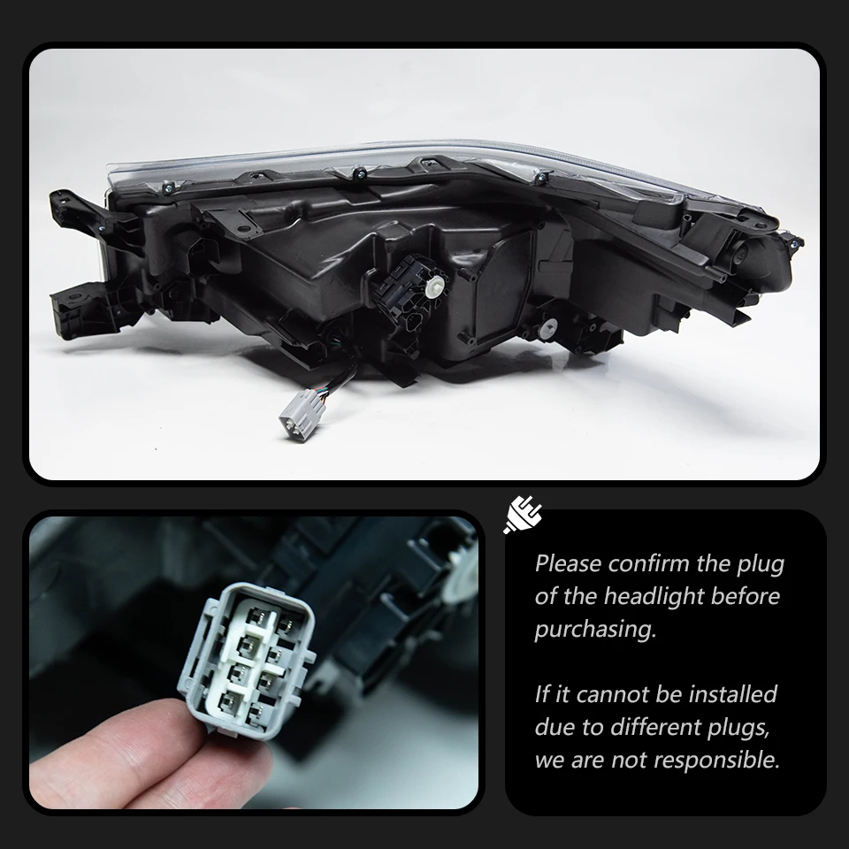 Car Lights for Toyota HILUX REVO ROCCO LED Headlight 2021-2024 HILUX Lamp Drl Projector Lens Automotive Accessories