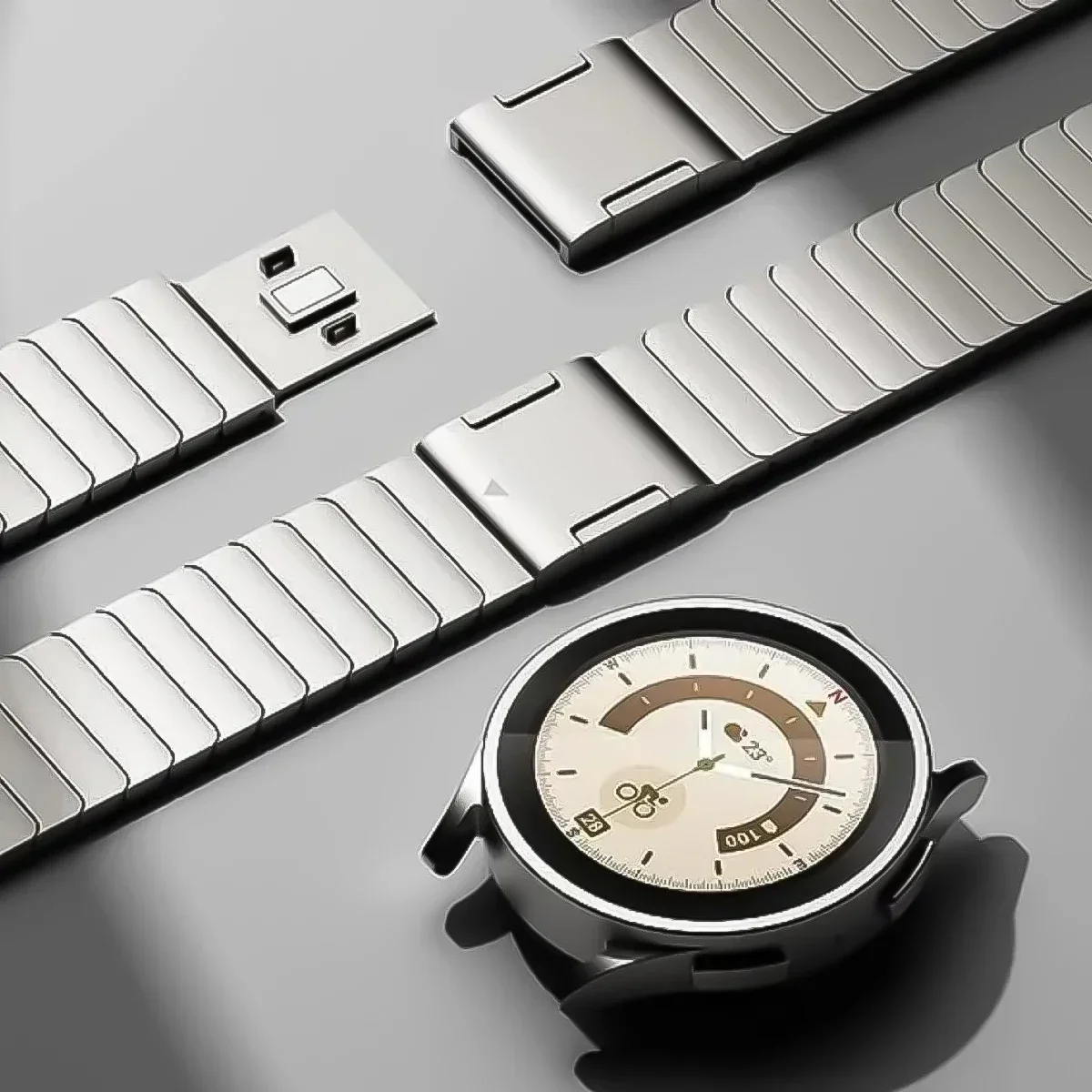 Bracelet for Samsung Galaxy Watch 6 Classic 47mm 43mm Band 4 42 46mm No Gaps Stainless Steel Strap for Watch4 5 Pro 44mm 40 45mm
