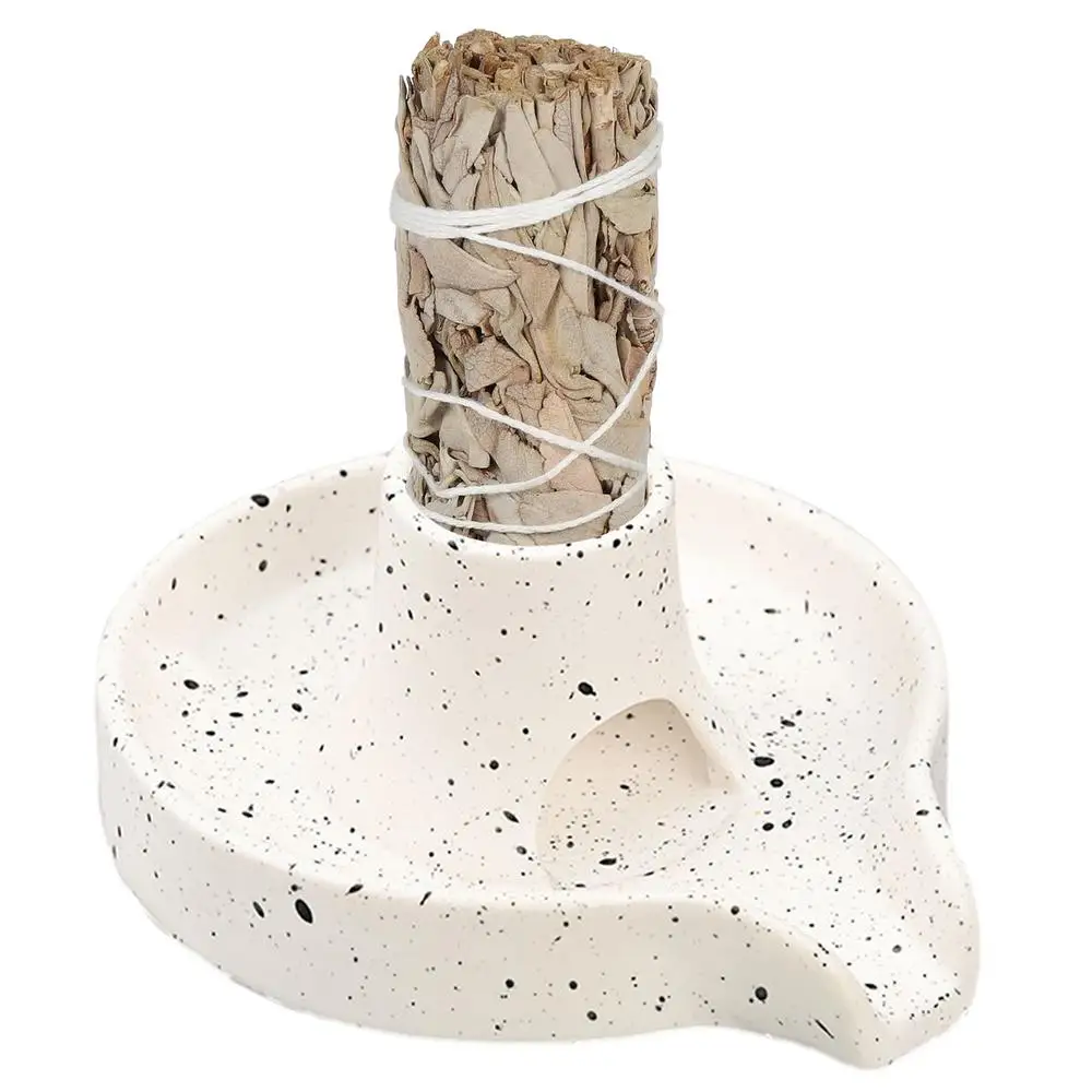 Smudge Sticks Holder Incense Burning Holder Incense Burner Bowl For Yoga Room Meditation Gymnastics Reading Gymnastic