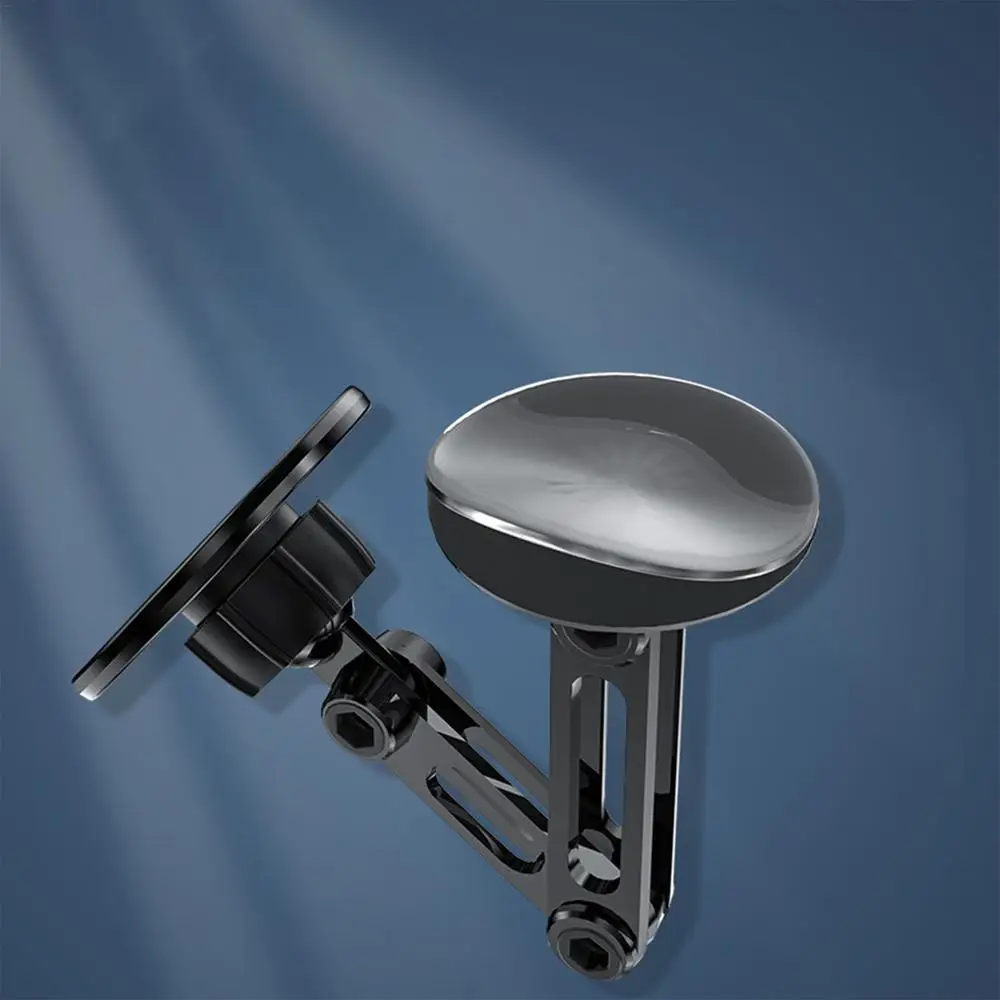 Magnetic Car Phone Holder Mount Ultra Magnetic Alloy Car Phone Mount Aluminum Alloy Long Arm Holder 360 Rotation Folding