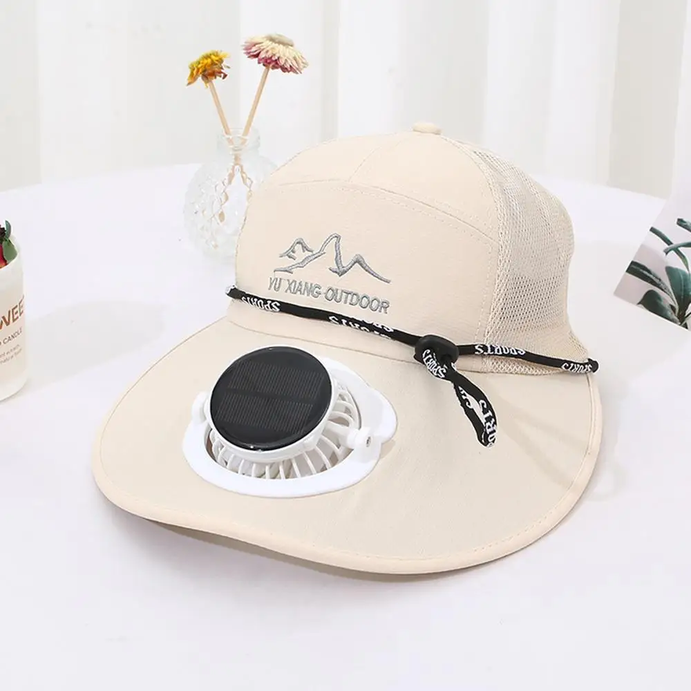 Men Women Hat Solar Energy&USBCharging Fan Caps Fishing Hats With Cooling Fan Sun Protection For Casual Outdoor Sports