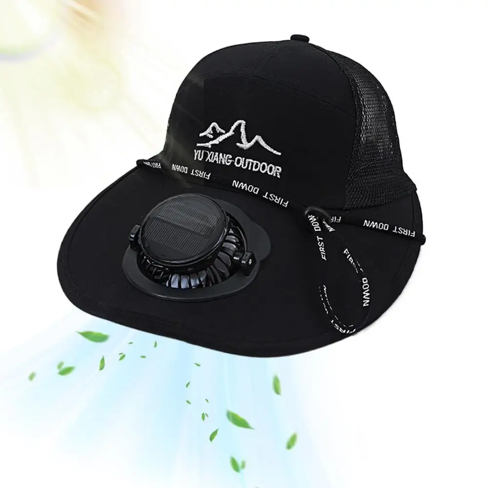 Men Women Hat Solar Energy&USBCharging Fan Caps Fishing Hats With Cooling Fan Sun Protection For Casual Outdoor Sports