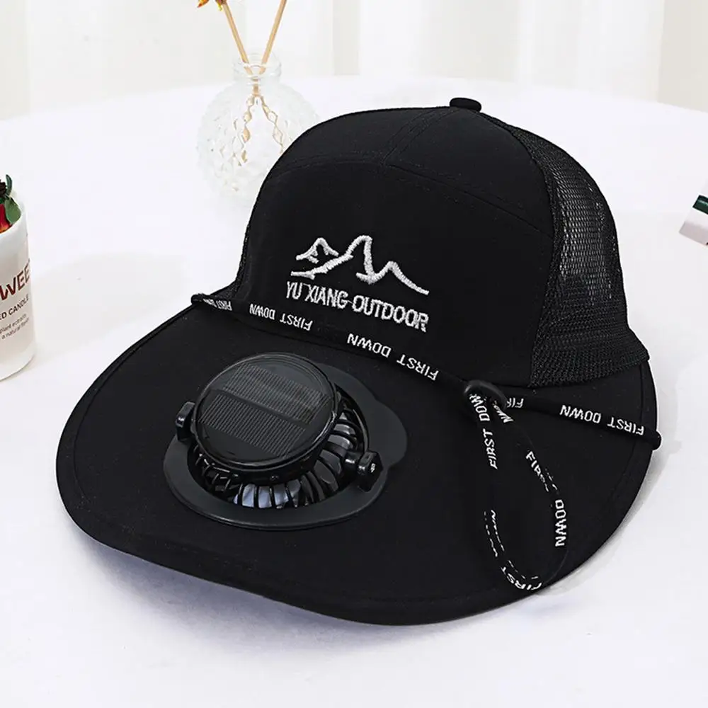 Men Women Hat Solar Energy&USBCharging Fan Caps Fishing Hats With Cooling Fan Sun Protection For Casual Outdoor Sports