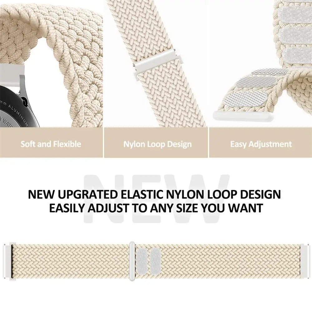 Nylon Watch Band For Amazfit GTS 4 Mini/2/3/GTS2/GTR 4/3/Pro/47mm/stratos Braided belt Bracelet correa Amazfit bip 3 Pro strap