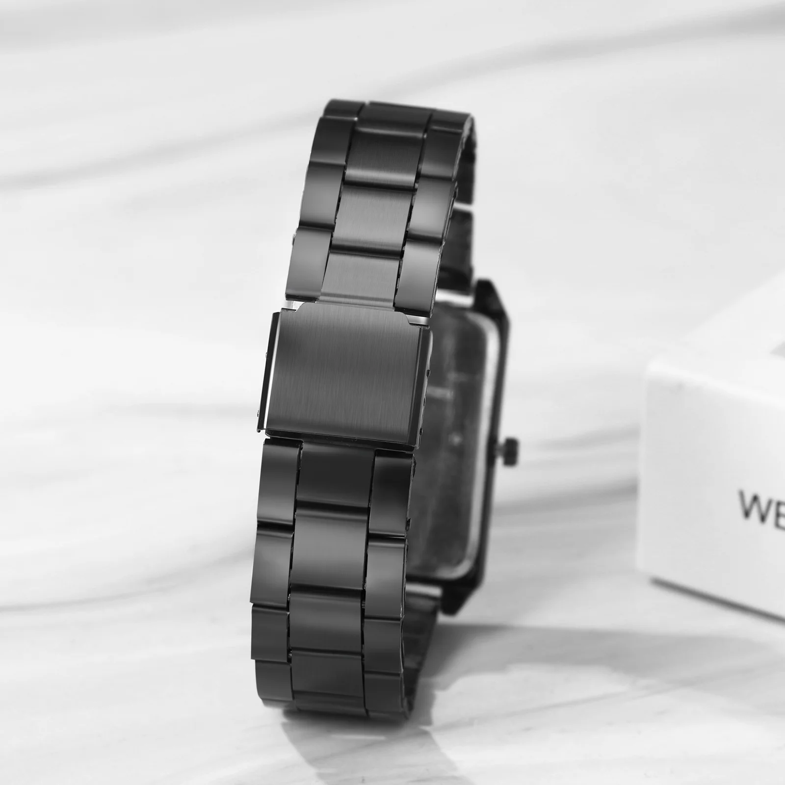 LANCARDO Analog Quartz Calendar Available Square Watch Bar Scale Detachable Strap Casual Fashion Men's and Women's Watchs