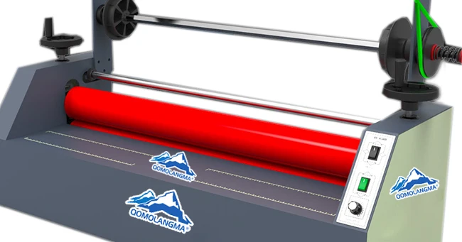 US Stock Qomolangma 26" Semi Auto Small Home Electric Business Card Cold Laminator laminating and mounting Machine Wholesale
