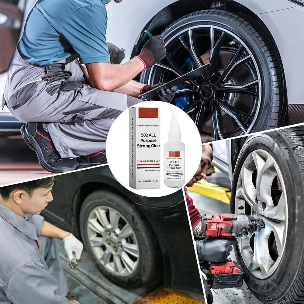 Tire Glue Instant Super Glue Rubber Cement Puncture Repair Tire Sidewall Repair Glue Tire Repair Cement For Multiple Types Tire