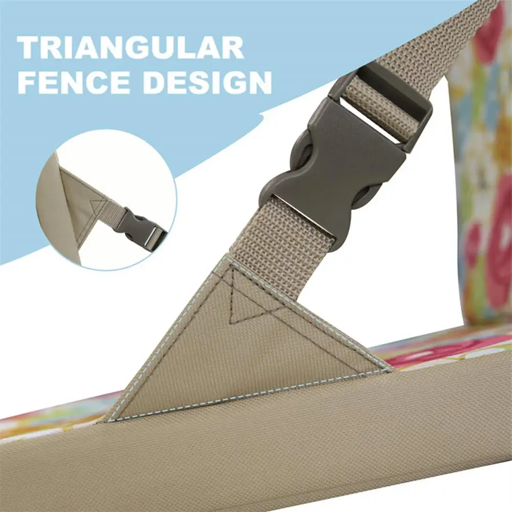 Outdoor Foldable Chair With Backrest Portable Seat Cushion For Stadium Beach Camping Portable Stadium Cushion
