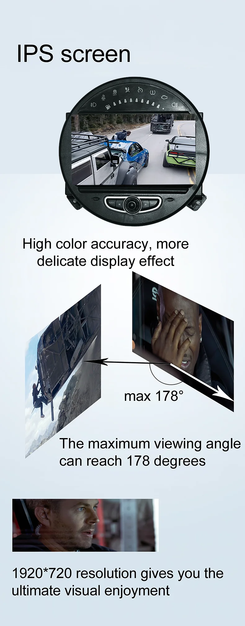 Android Auto Radio Head Unit for BMW Mini Roadster Countryman Paceman Upgrade Android 13 Apple CarPlay Car Stereo GPS Navi DVD