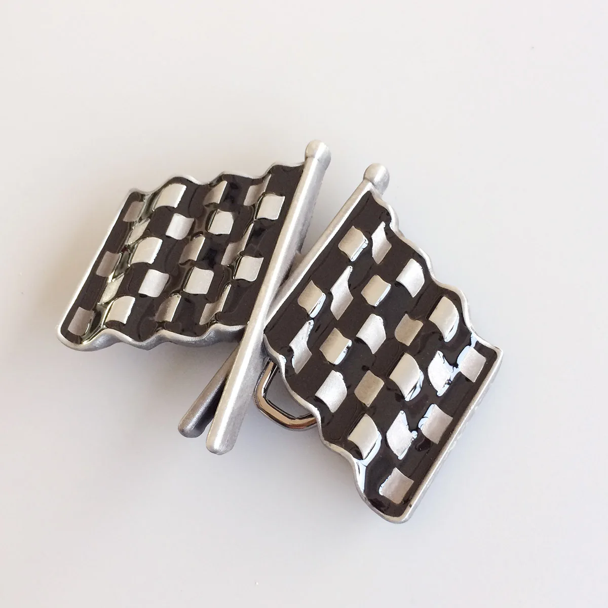 Men Belt Buckle Car Racing Flag Belt Buckle Gurtelschnalle Boucle de ceinture BUCKLE-AT055 Free Shipping