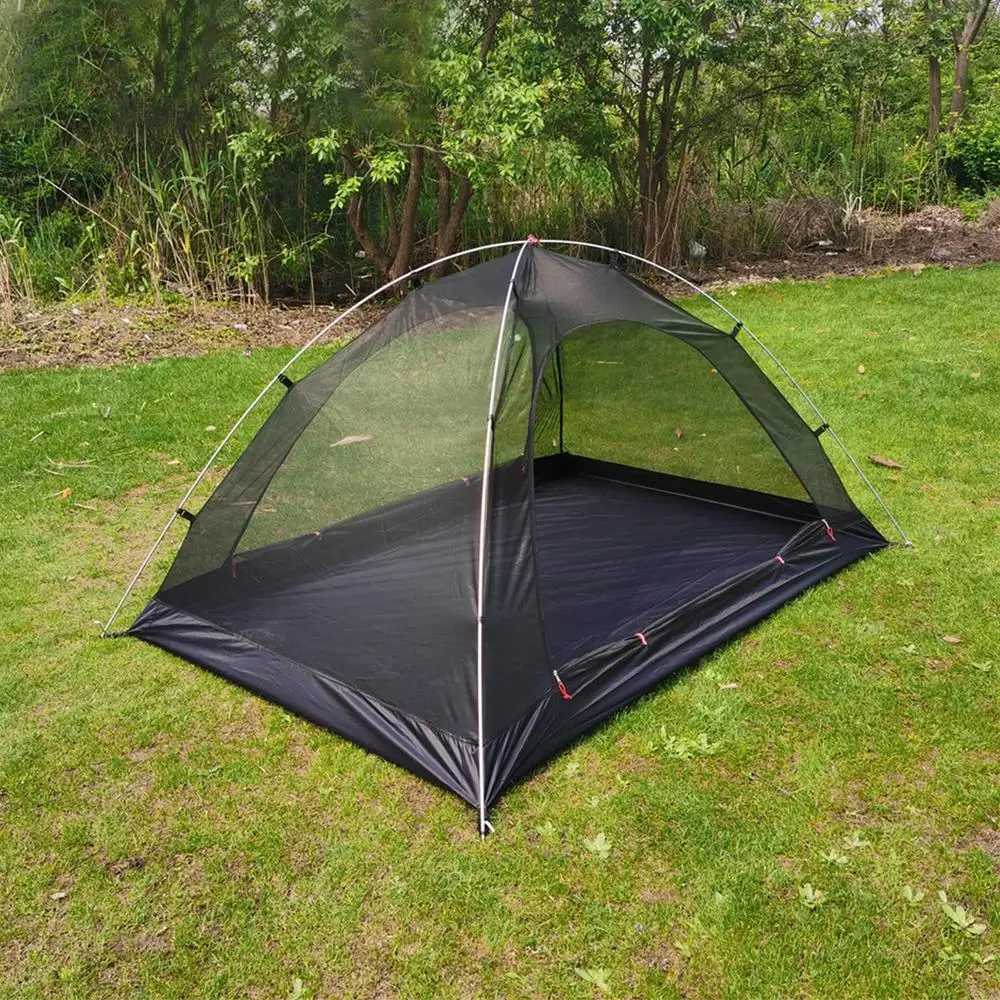 2 Person Family Camping Beach Tents Mesh Net Tent Outdoors Fly Net Tent Quick Installation Ventilated Tent Folding Camping Tent