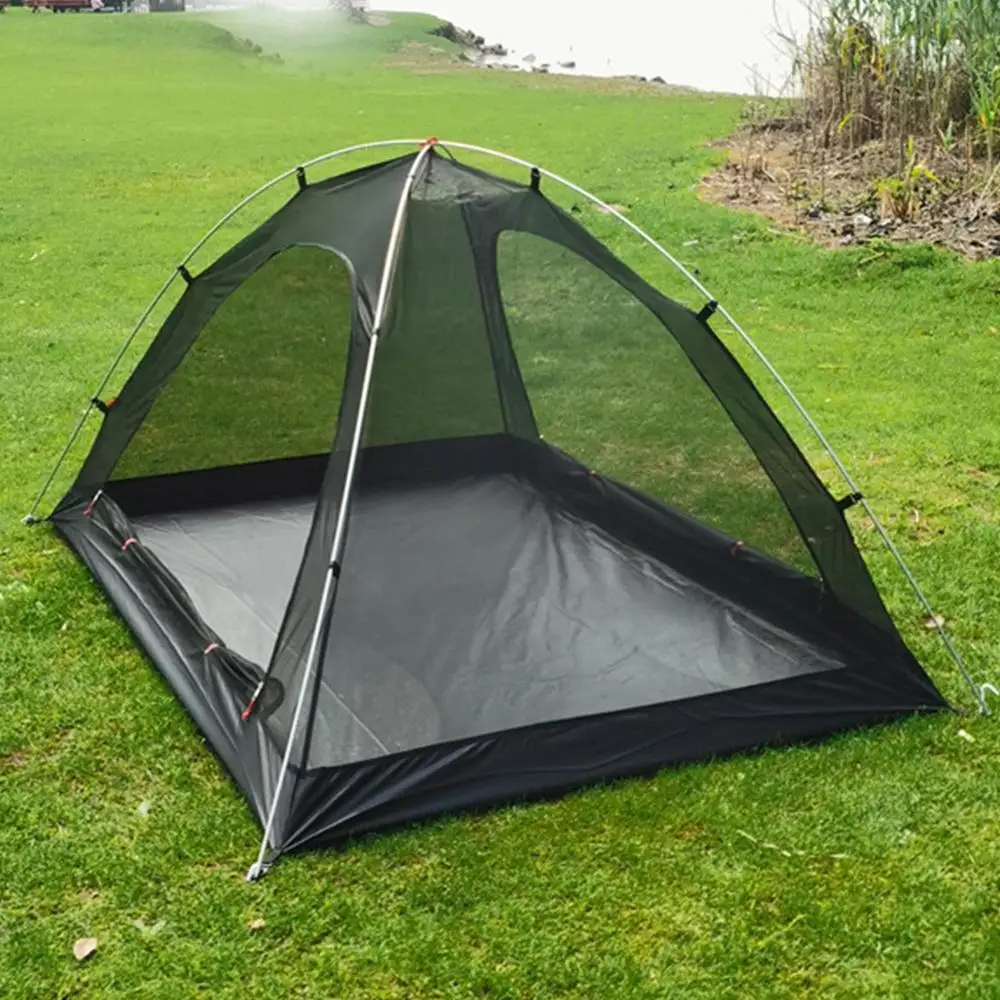 2 Person Family Camping Beach Tents Mesh Net Tent Outdoors Fly Net Tent Quick Installation Ventilated Tent Folding Camping Tent