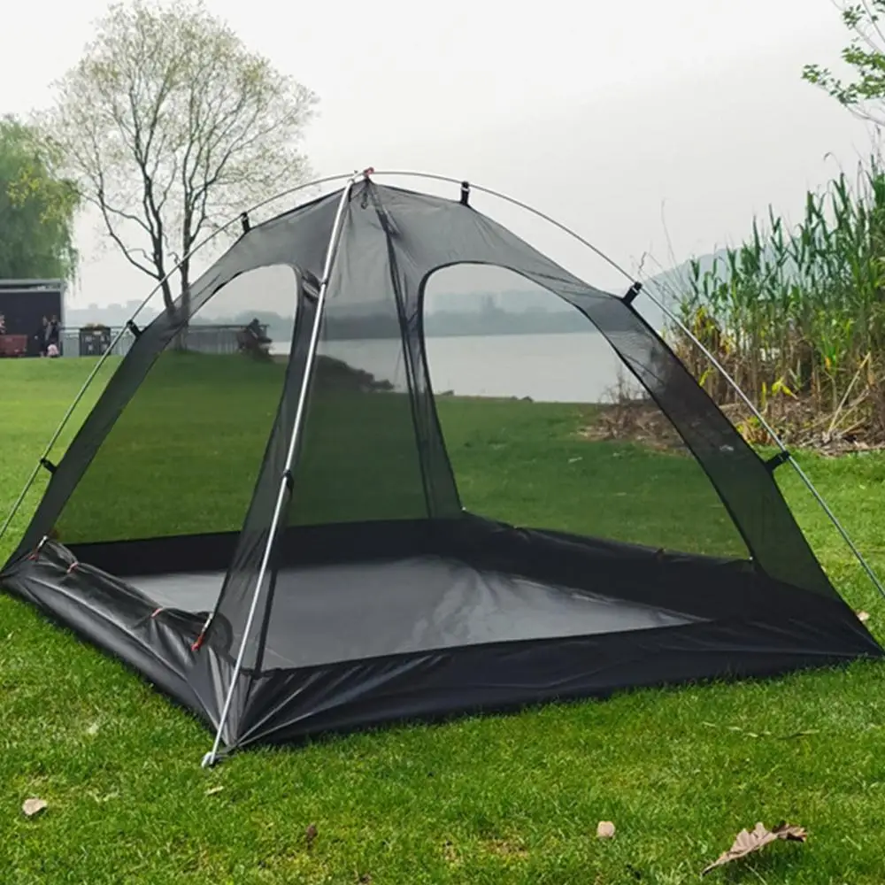 2 Person Family Camping Beach Tents Mesh Net Tent Outdoors Fly Net Tent Quick Installation Ventilated Tent Folding Camping Tent