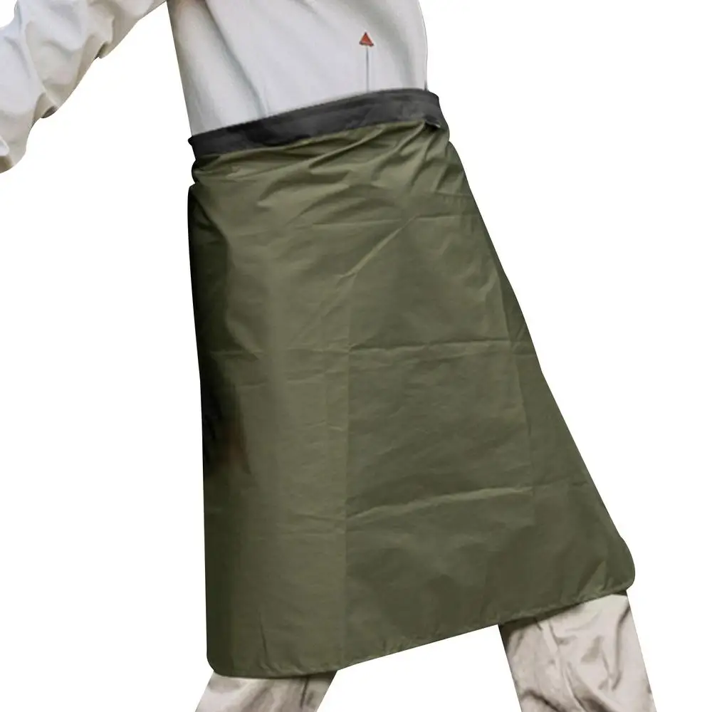 Waterproof Rain Skirt Outdoor Windproof Women Half-Length Lightweight Raincoat Camping Hiking Skirt Fit for 70-120cm Waist