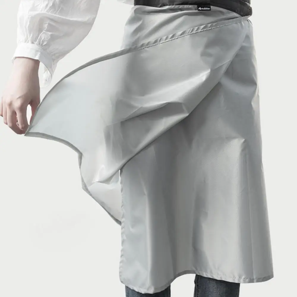 Waterproof Rain Skirt Outdoor Windproof Women Half-Length Lightweight Raincoat Camping Hiking Skirt Fit for 70-120cm Waist