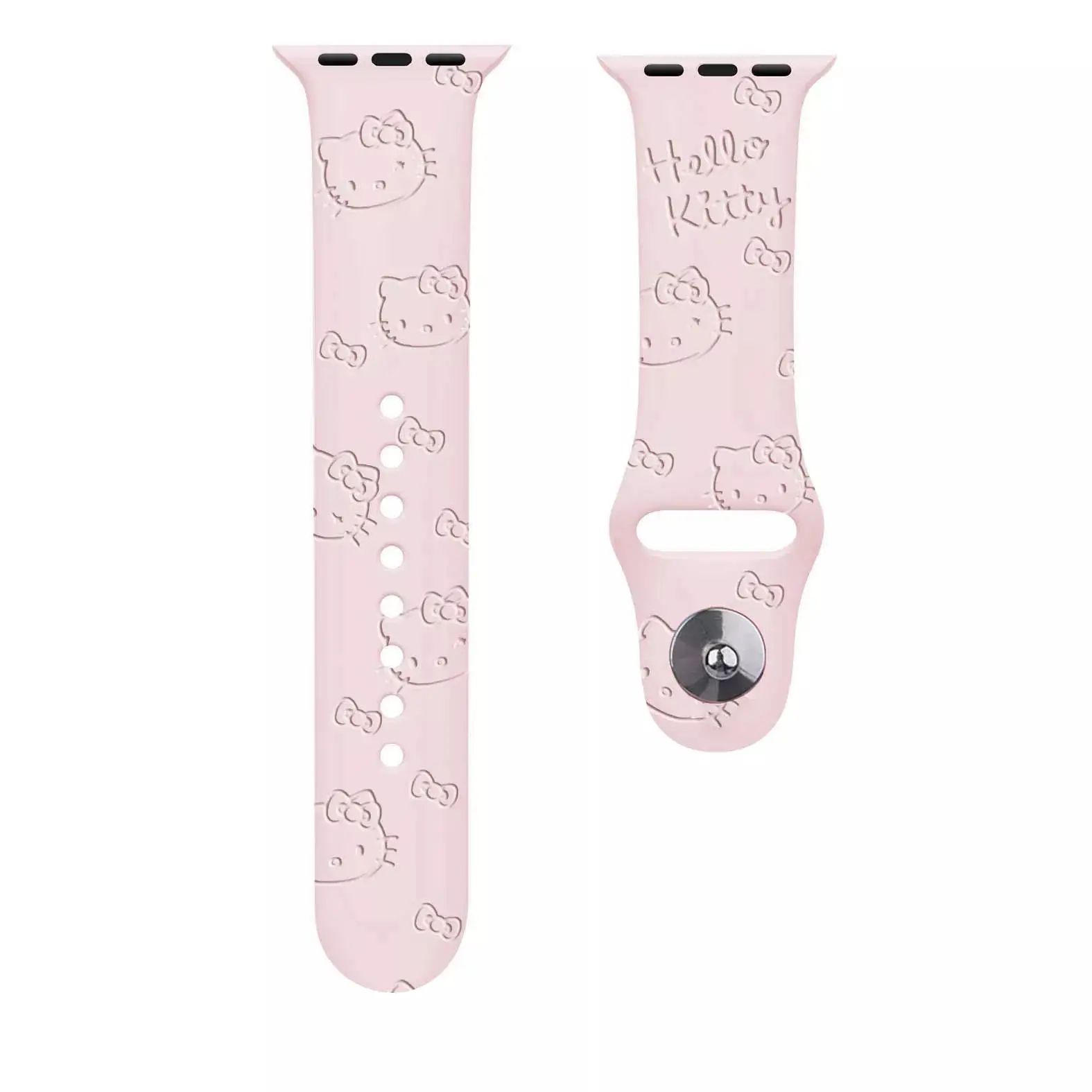 Sport Strap for Apple Watch band 44mm 40mm 45mm 49mm 38mm 42mm 41mm Printed Silicone Bracelet for iwatch series 7 6 5 3 SE ultra