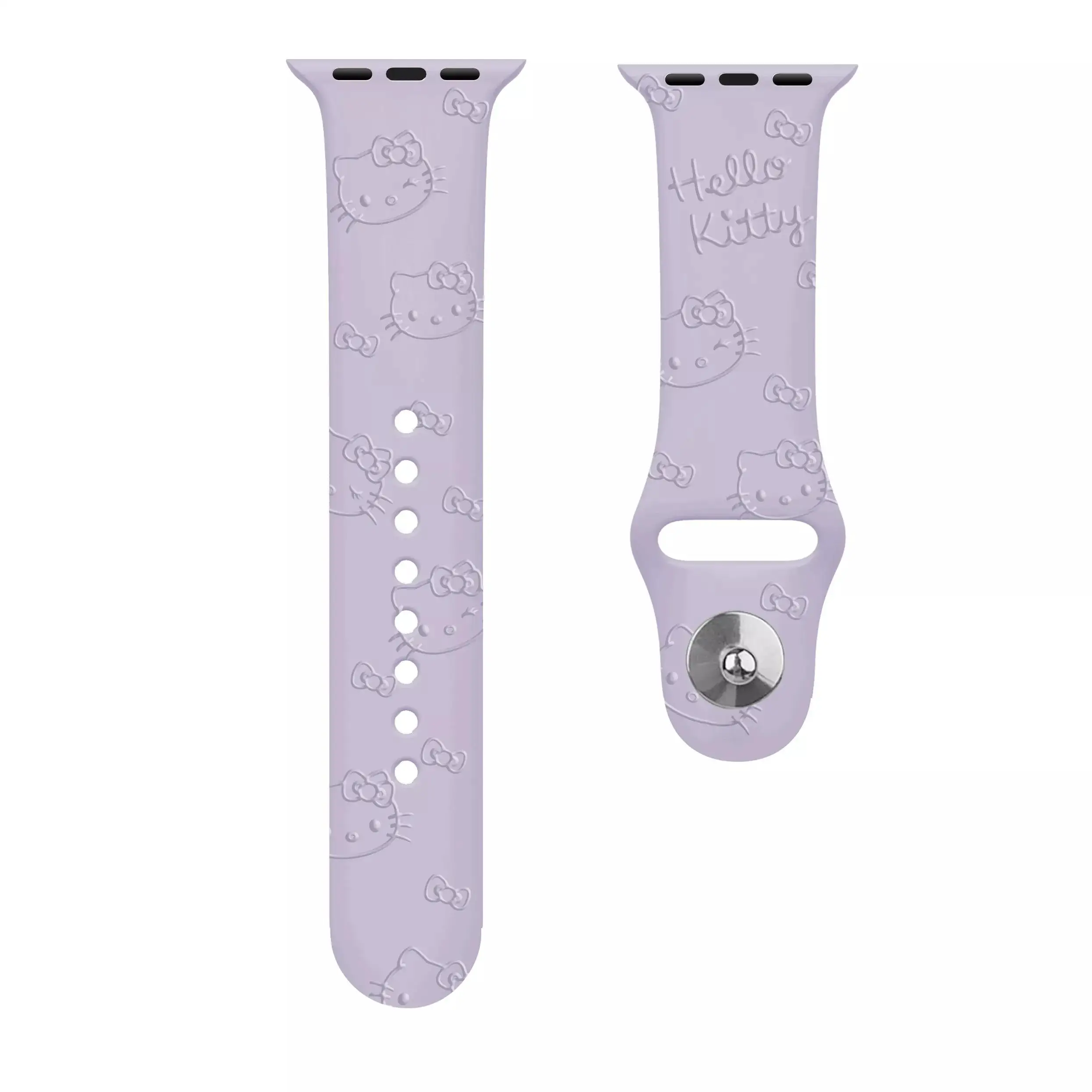 Sport Strap for Apple Watch band 44mm 40mm 45mm 49mm 38mm 42mm 41mm Printed Silicone Bracelet for iwatch series 7 6 5 3 SE ultra