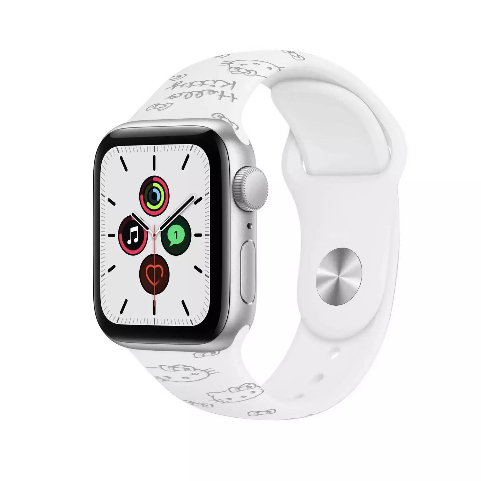Sport Strap for Apple Watch band 44mm 40mm 45mm 49mm 38mm 42mm 41mm Printed Silicone Bracelet for iwatch series 7 6 5 3 SE ultra