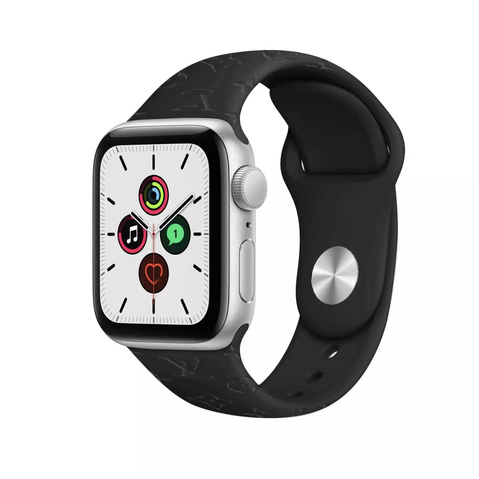 Sport Strap for Apple Watch band 44mm 40mm 45mm 49mm 38mm 42mm 41mm Printed Silicone Bracelet for iwatch series 7 6 5 3 SE ultra