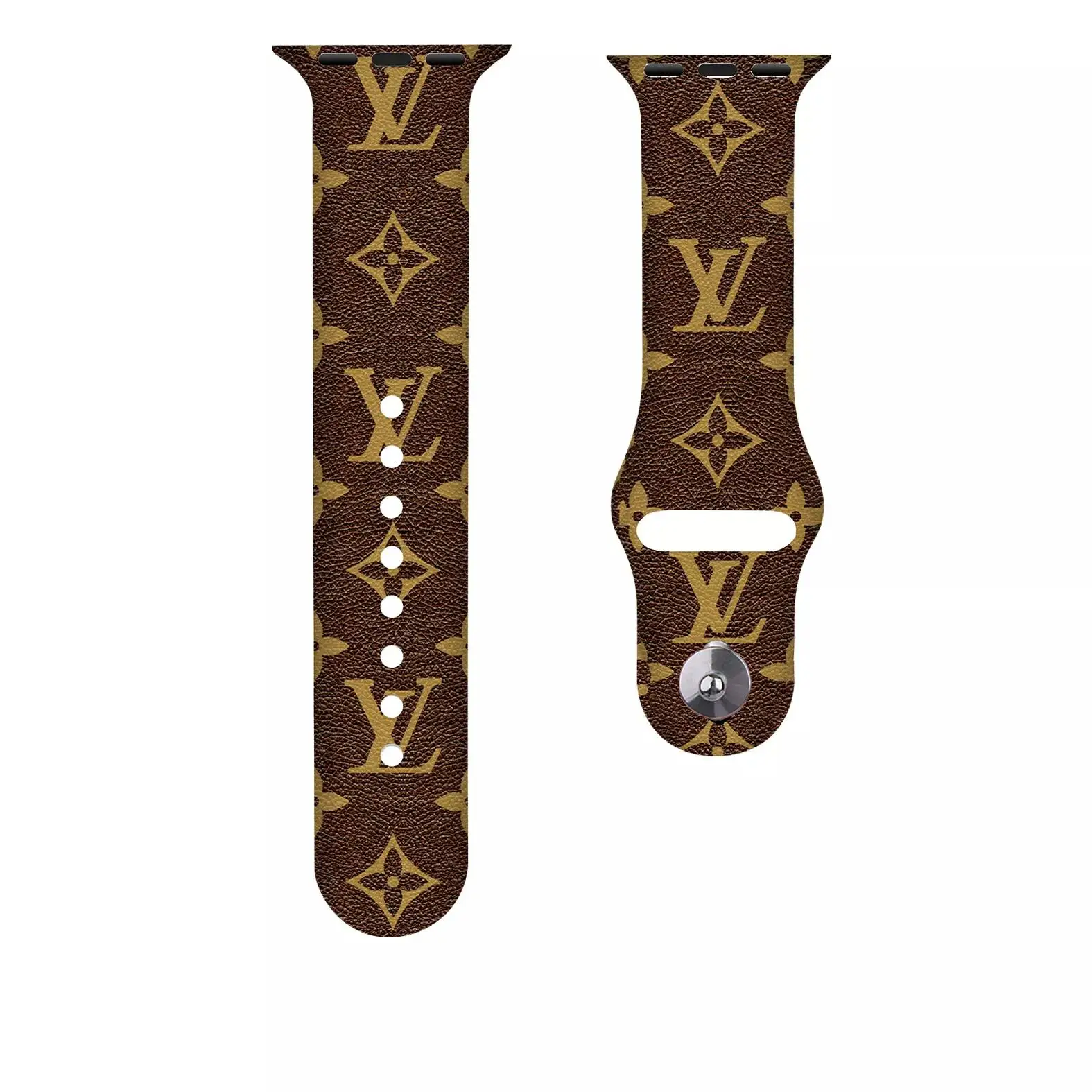 Sport Strap for Apple Watch band 44mm 40mm 45mm 49mm 38mm 42mm 41mm Printed Silicone Bracelet for iwatch series 7 6 5 3 SE ultra