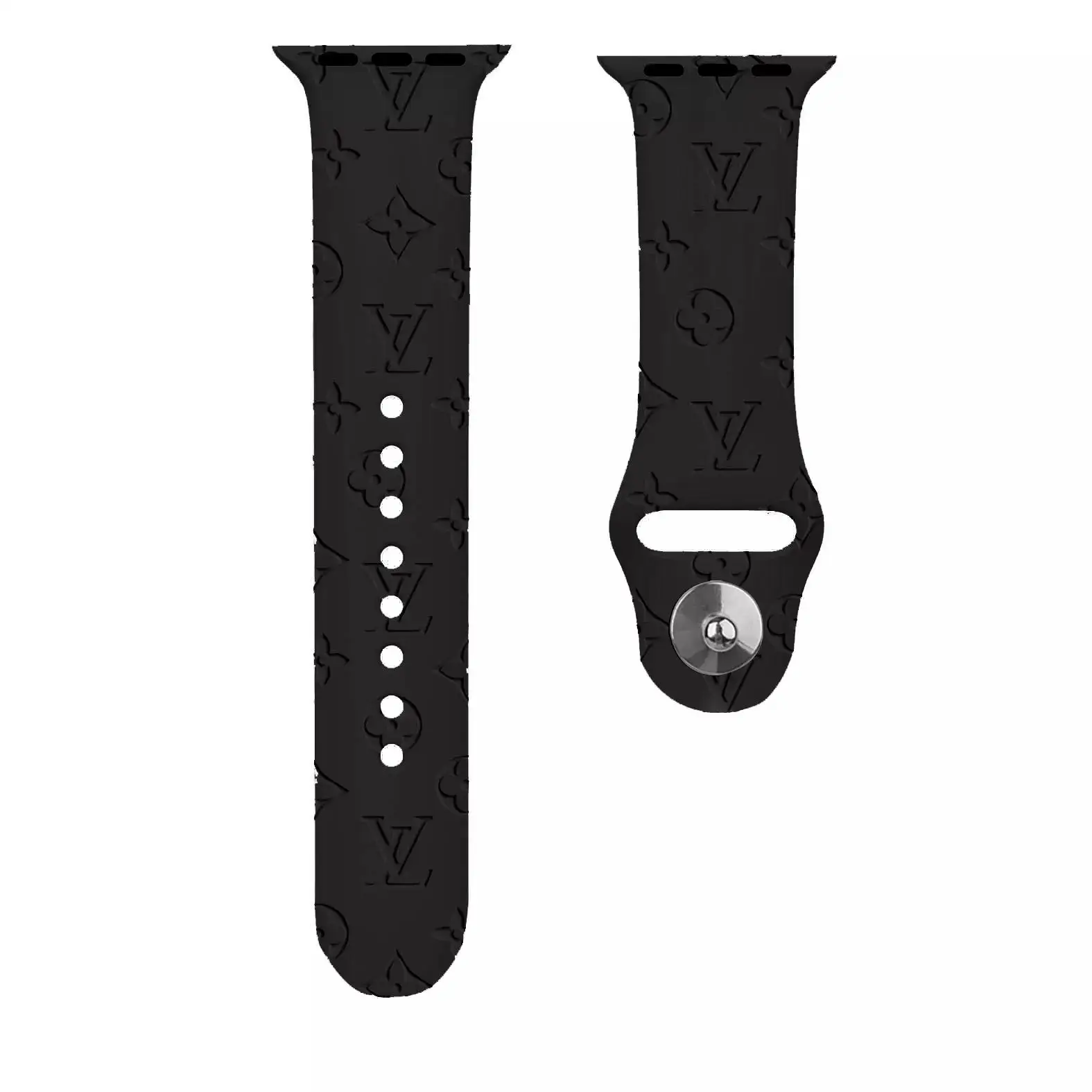Sport Strap for Apple Watch band 44mm 40mm 45mm 49mm 38mm 42mm 41mm Printed Silicone Bracelet for iwatch series 7 6 5 3 SE ultra