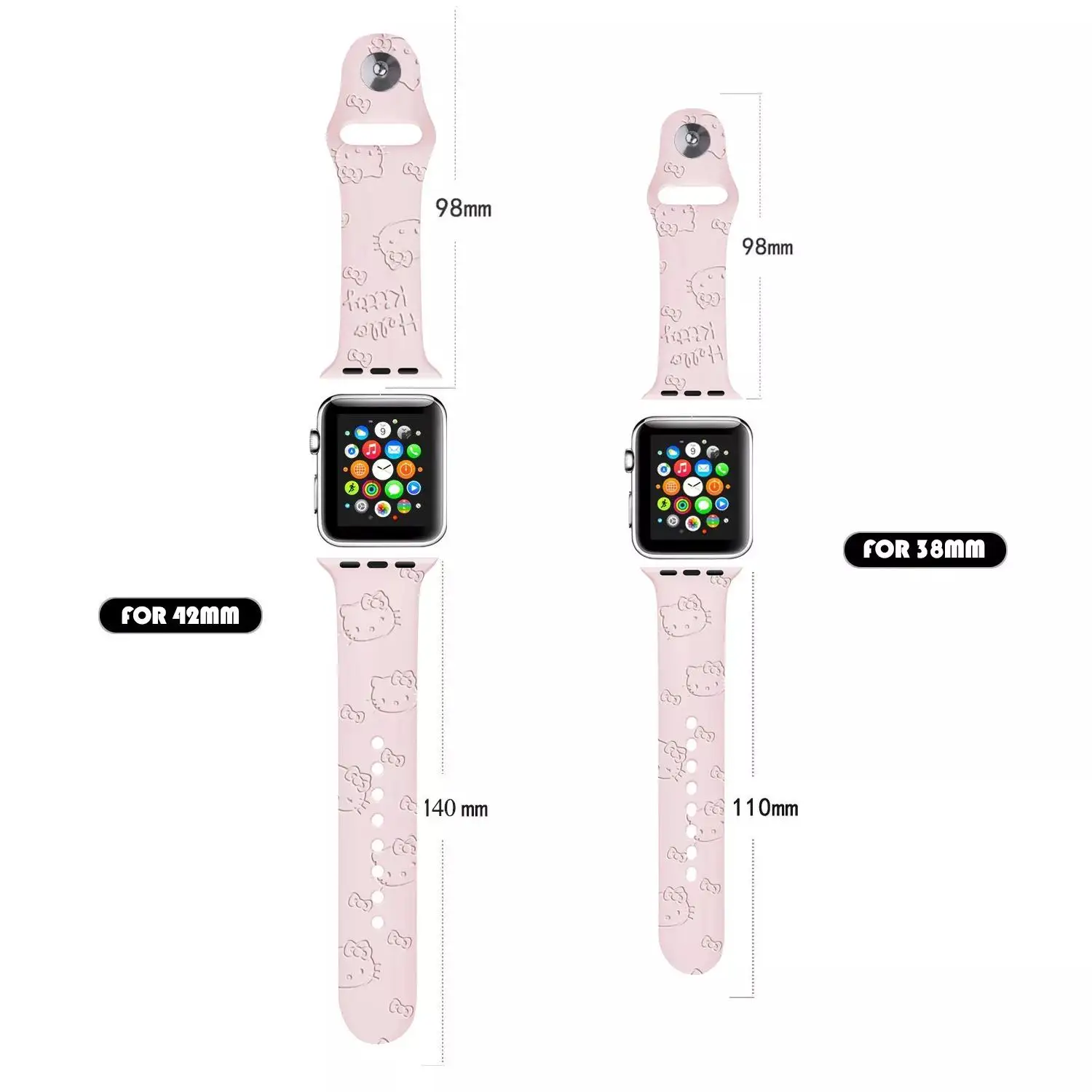 Sport Strap for Apple Watch band 44mm 40mm 45mm 49mm 38mm 42mm 41mm Printed Silicone Bracelet for iwatch series 7 6 5 3 SE ultra