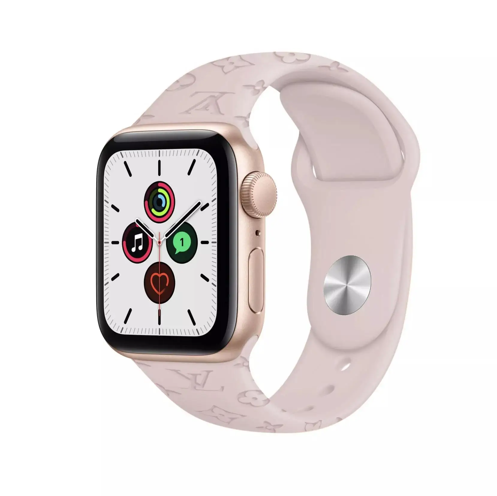 Sport Strap for Apple Watch band 44mm 40mm 45mm 49mm 38mm 42mm 41mm Printed Silicone Bracelet for iwatch series 7 6 5 3 SE ultra