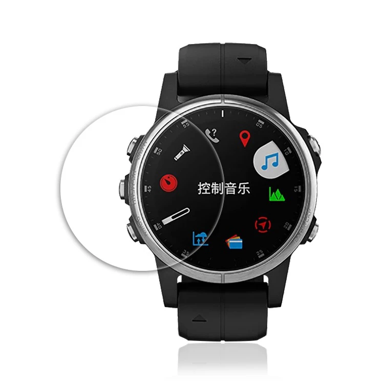 Tempered Glass Film For Garmin watch Fenix 7 7S 7X Pro Smartwatch Full Screen Protector Cover Clear/Anti Purple Light Glass Film