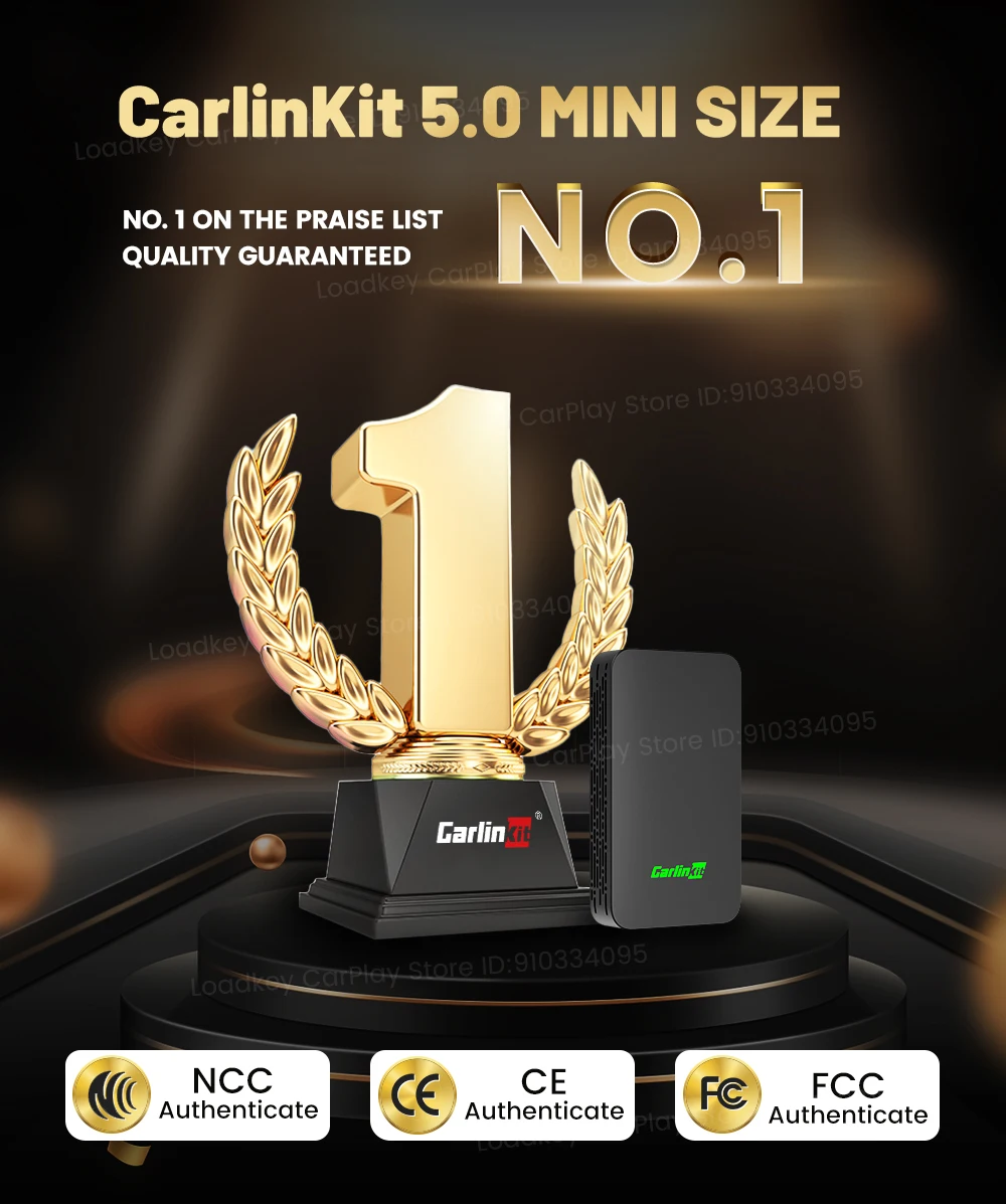 Carlinkit 5.0 Wireless Car Play Dongle Car Radio Draadloze Adapter Android Auto Box For Mazda Cx5 6 Mazda Multi-Device Support