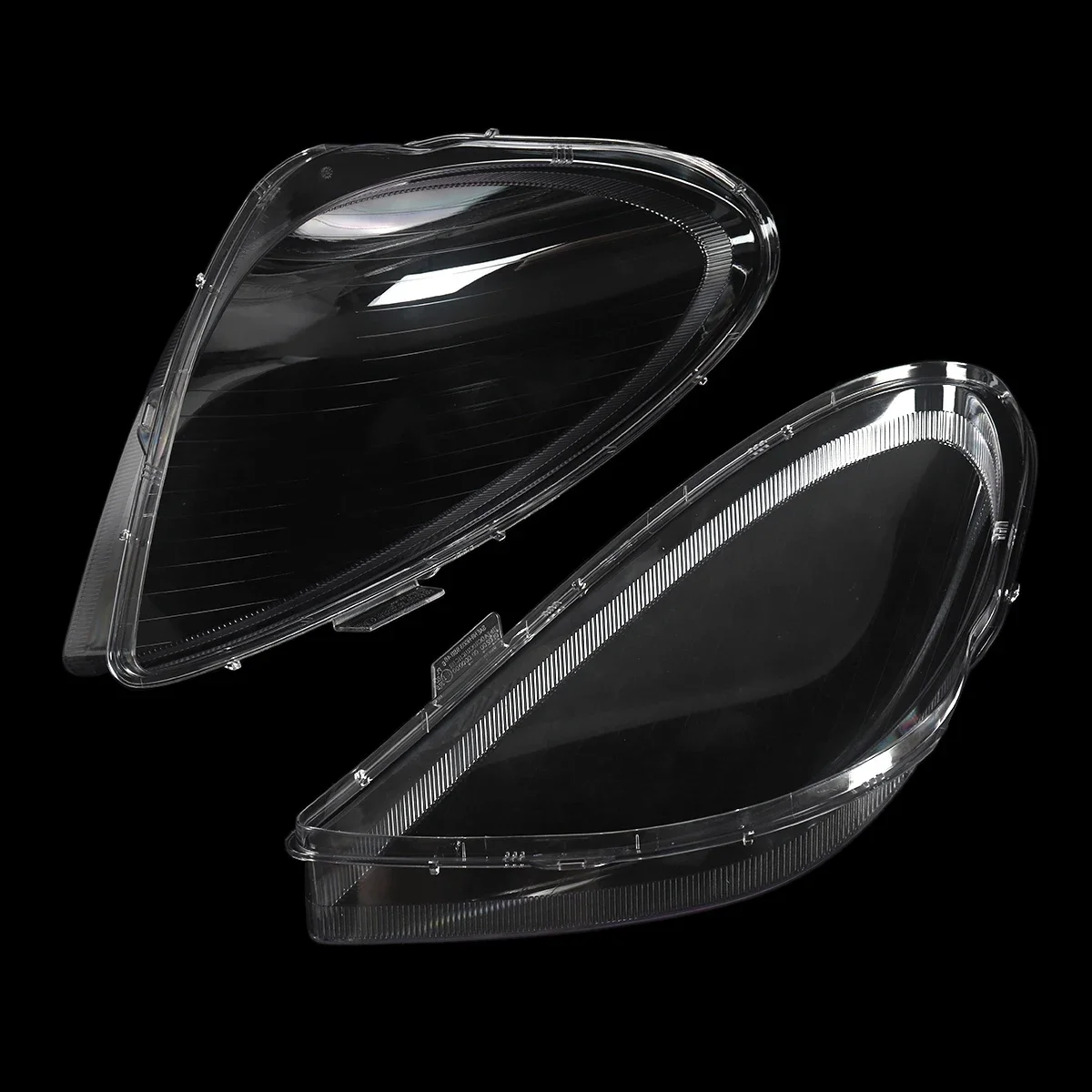 MAGICKIT 2Pcs For Mercedes-Benz R171 SLK 2005-2011 LH &RH Headlight Lens Cover Headlamp Lens Cover Clear US CAR Accessories