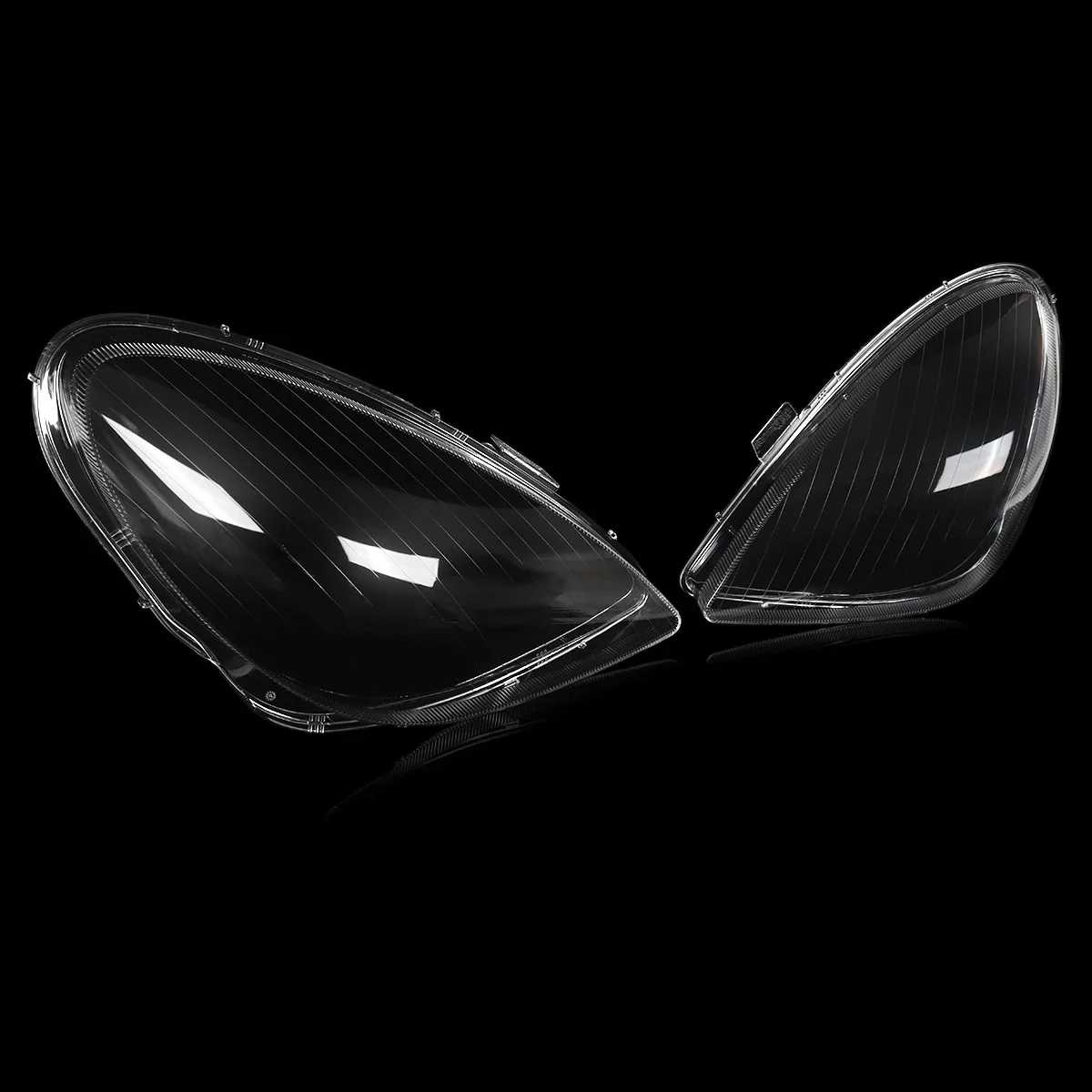 MAGICKIT 2Pcs For Mercedes-Benz R171 SLK 2005-2011 LH &RH Headlight Lens Cover Headlamp Lens Cover Clear US CAR Accessories