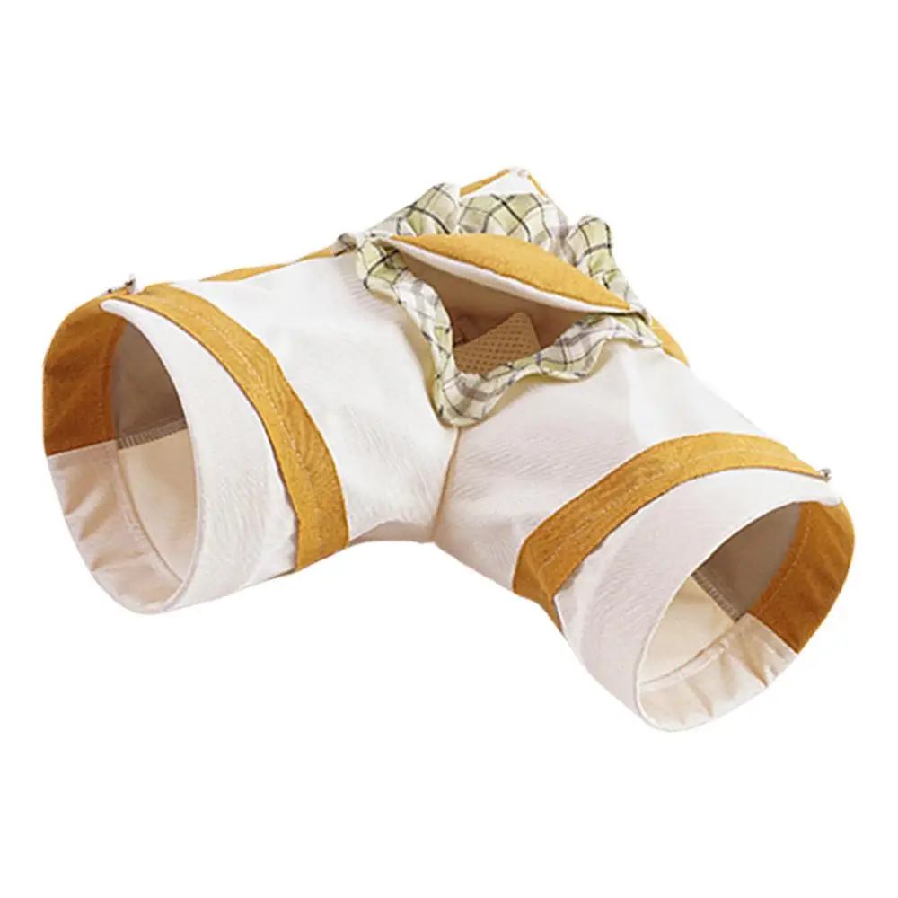Rabbit Tunnel Toys Pet Hide Nest Hamster Tunnels Ferret Play Tunnel for Indoor Bunnies Activity Tunnels Tube Small pets supplies