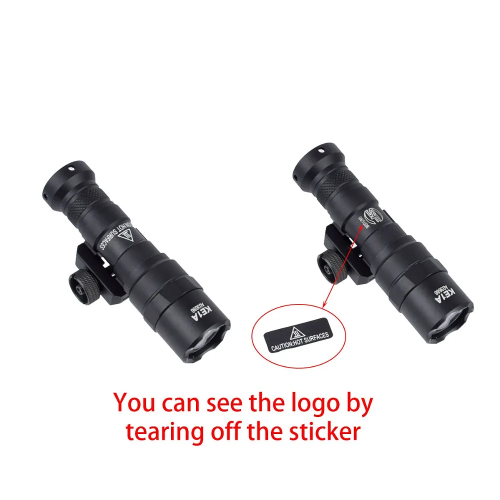 Tactical M300B M300 Scout Light HK416 AK47 Rifle Surefir WeaponFlashlight LED Hunting Torch Momentary Pressure Pad Switch