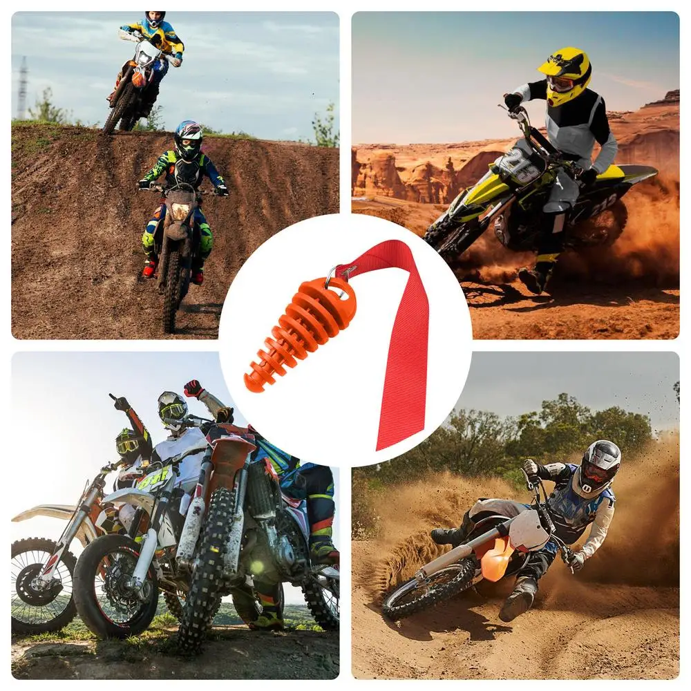 Wash Plug Exhaust 2 Strokes Wash Plug Dirtbike 2 Strokes Dirtbike Exhaust Plug With Streamers For Mufflers Exhaust Silencer