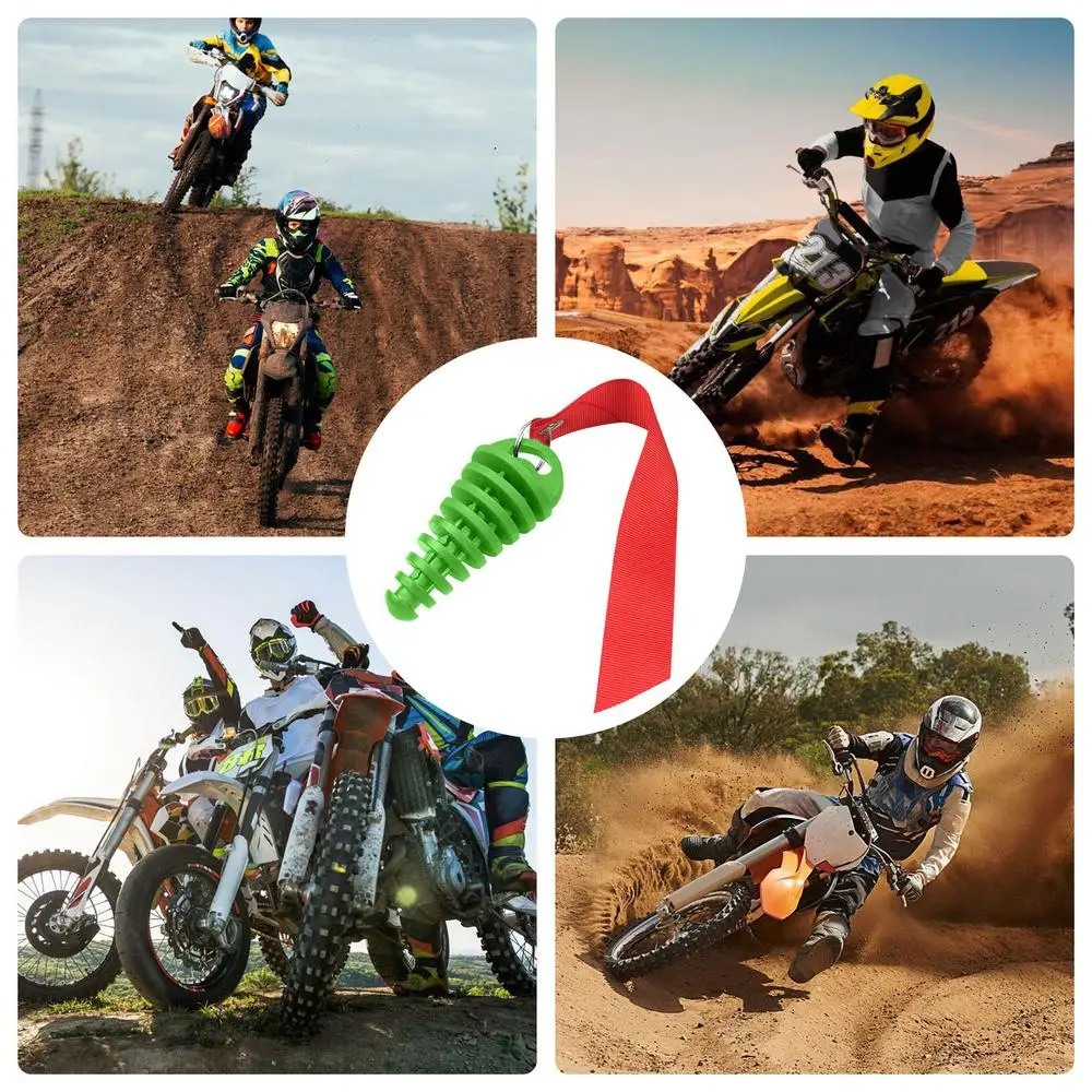 Wash Plug Exhaust 2 Strokes Wash Plug Dirtbike 2 Strokes Dirtbike Exhaust Plug With Streamers For Mufflers Exhaust Silencer