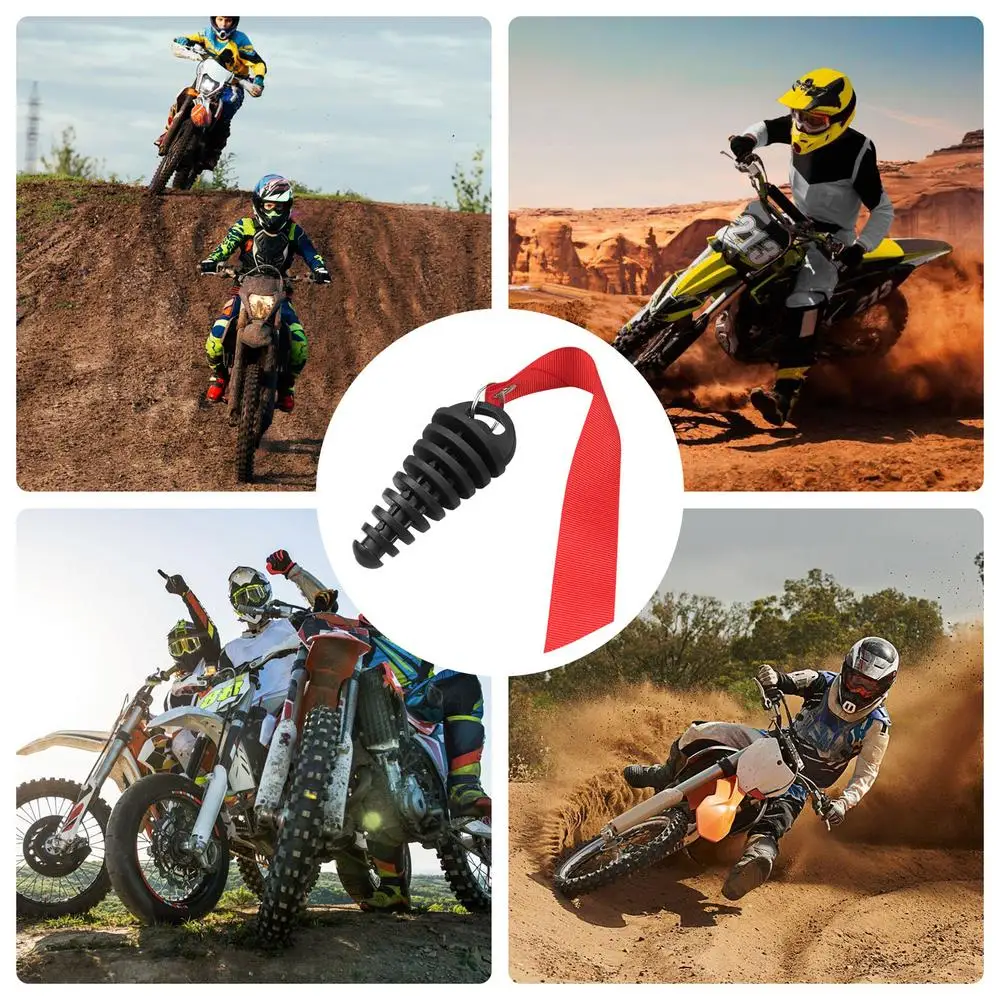 Wash Plug Exhaust 2 Strokes Wash Plug Dirtbike 2 Strokes Dirtbike Exhaust Plug With Streamers For Mufflers Exhaust Silencer