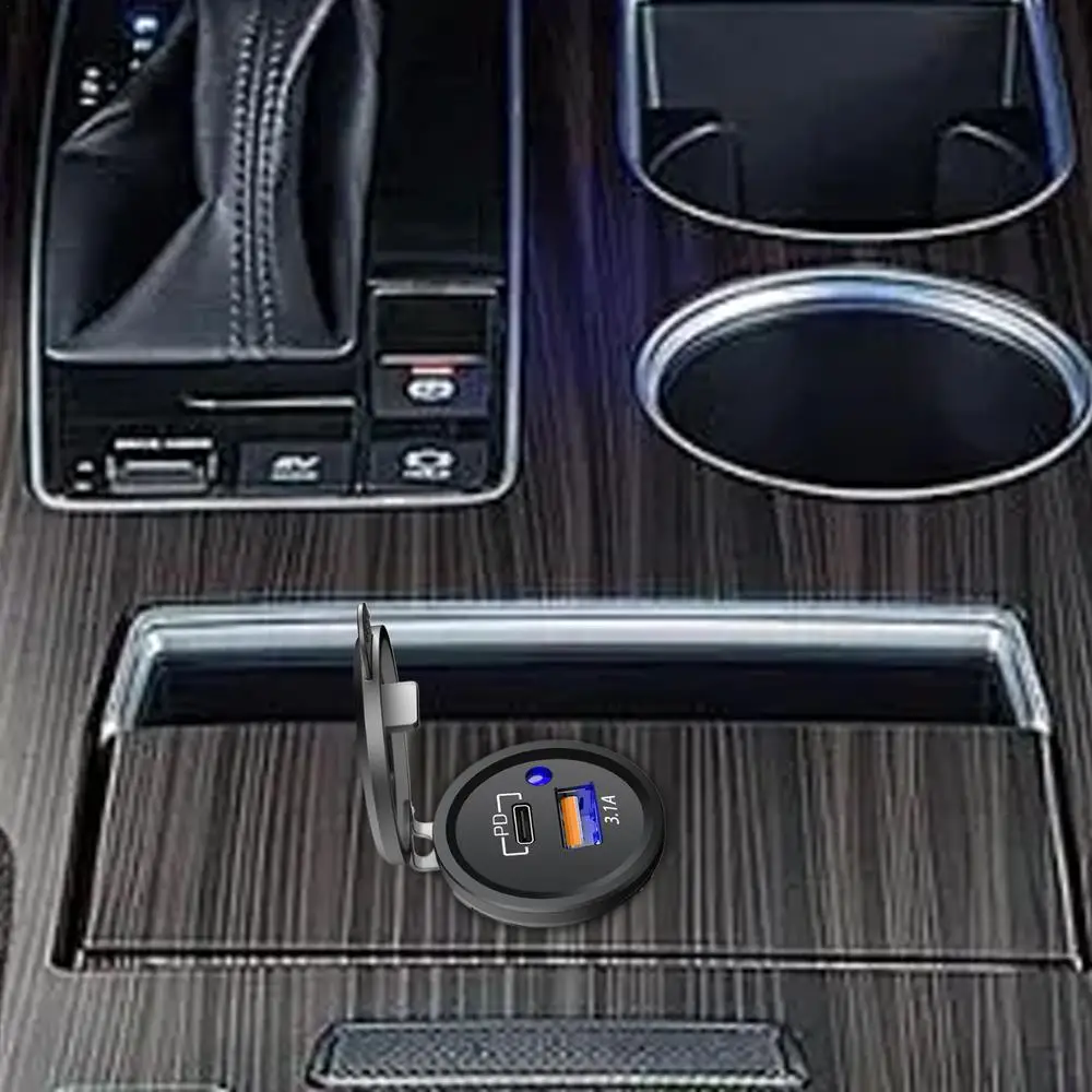 Car Fast Charger 2 Ports Car Phone Charger Adapter Cell Phone Car Charger For Most Phones And Tablets USB Socket For Car