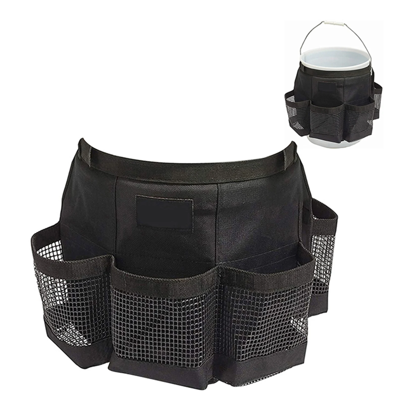 5 Gallon Car Storage Bucket Organizer Vehicle Hanging Wash Tool Storage Bag Pouch Multifuntion Outdoor Fishing Buckets