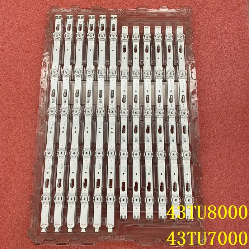 LED Strip For Samsung UE43TU8000 UA43TU7000 UE43TU7090U UE43TU8070U UE43TU7100K GU43TU8079U UE43TU7172 UE43TU8002 UE43TU7160
