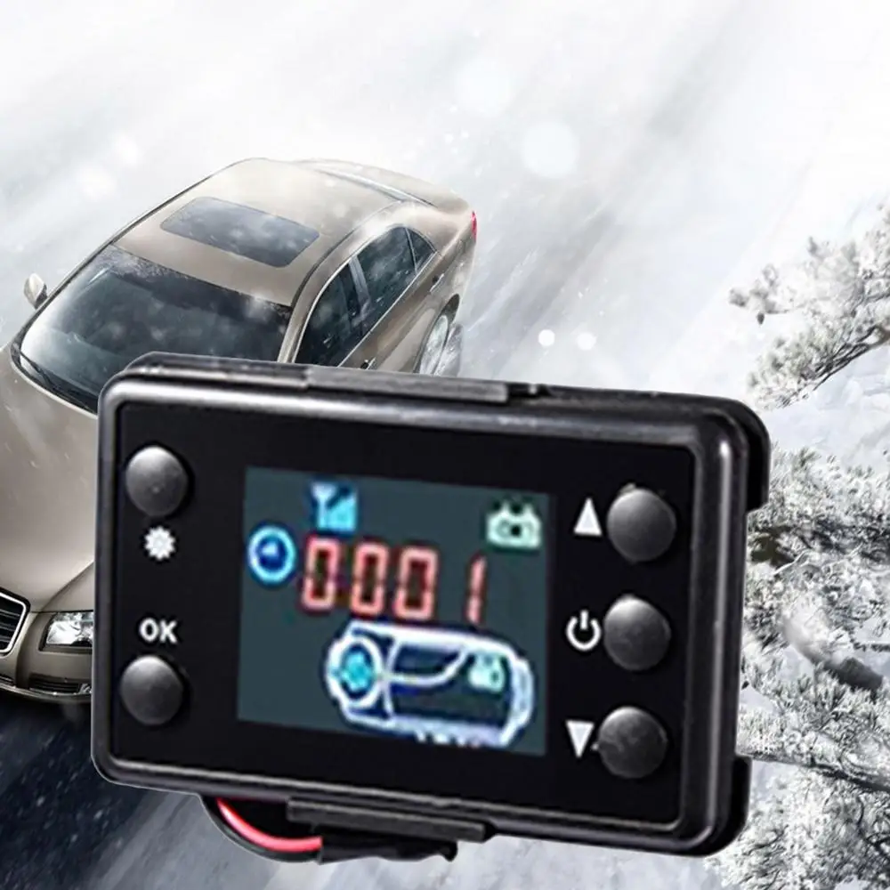 12V/24V Air Heater LCD Display Monitor Switch Controller For 2kw 5kw 8kw Car Truck Autonomous Heater