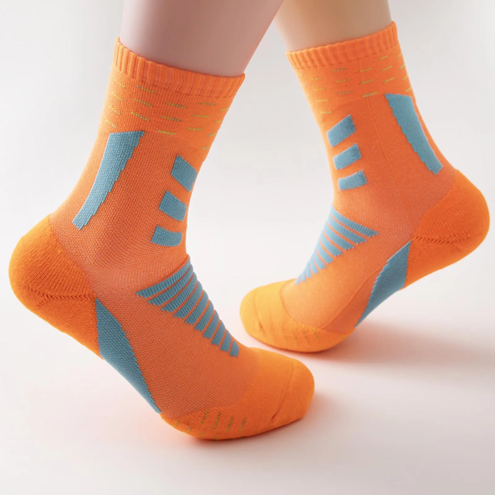 Men Cycling Socks Outdoor Breathable Anti-friction Sport Sock Nylon Basketball Socks Marathon Stocking Summer Running Socks