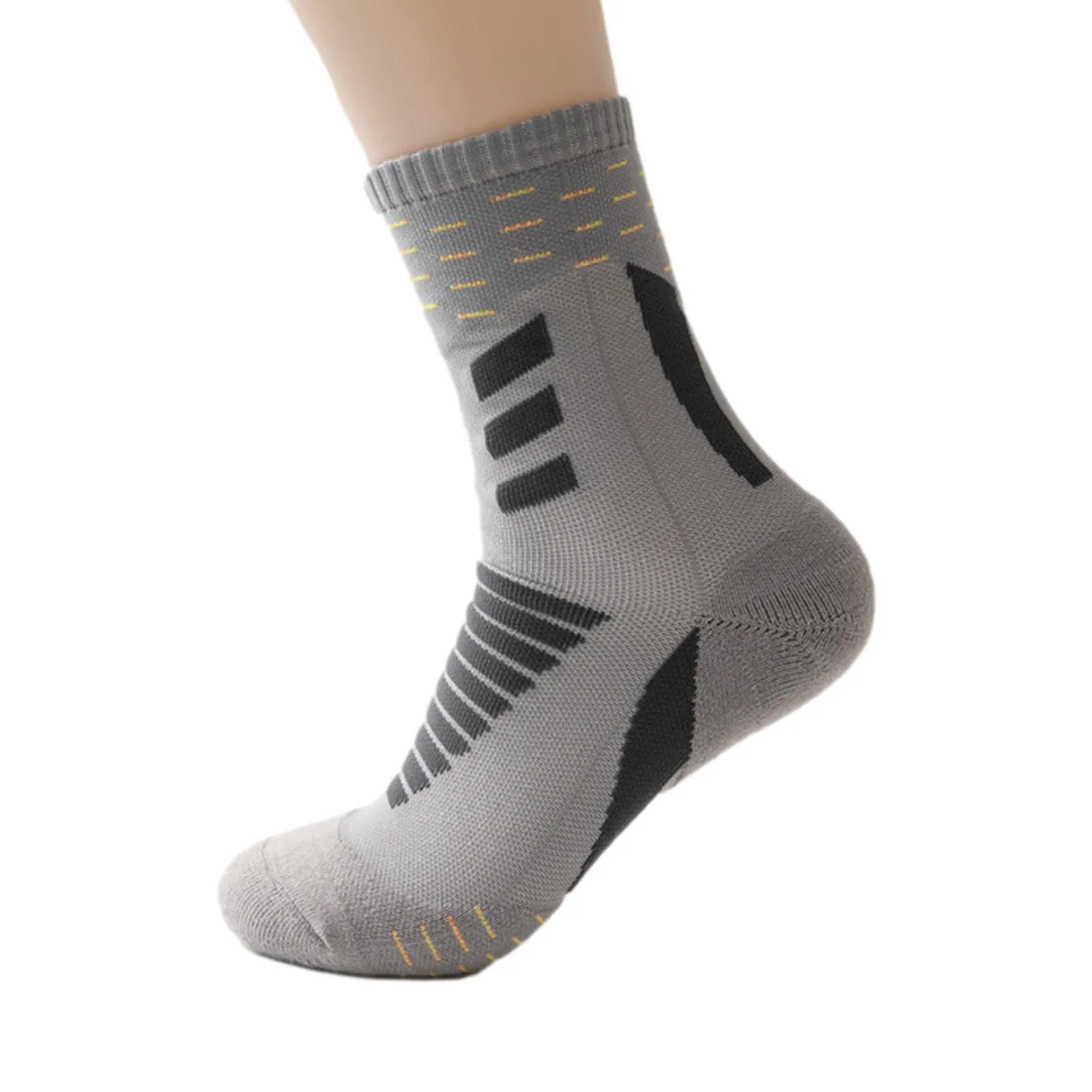 Men Cycling Socks Outdoor Breathable Anti-friction Sport Sock Nylon Basketball Socks Marathon Stocking Summer Running Socks