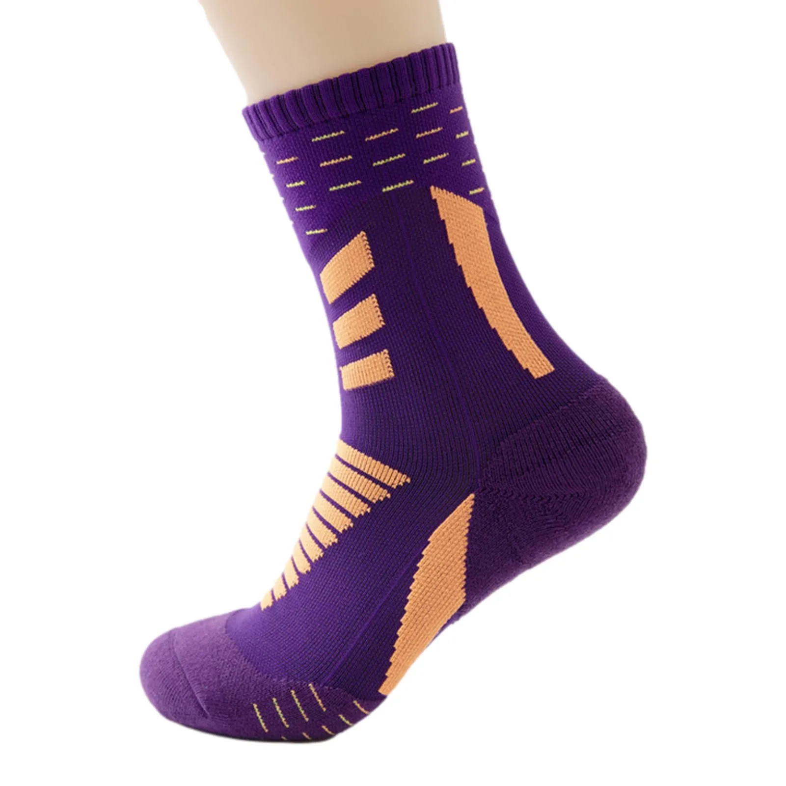 Men Cycling Socks Outdoor Breathable Anti-friction Sport Sock Nylon Basketball Socks Marathon Stocking Summer Running Socks