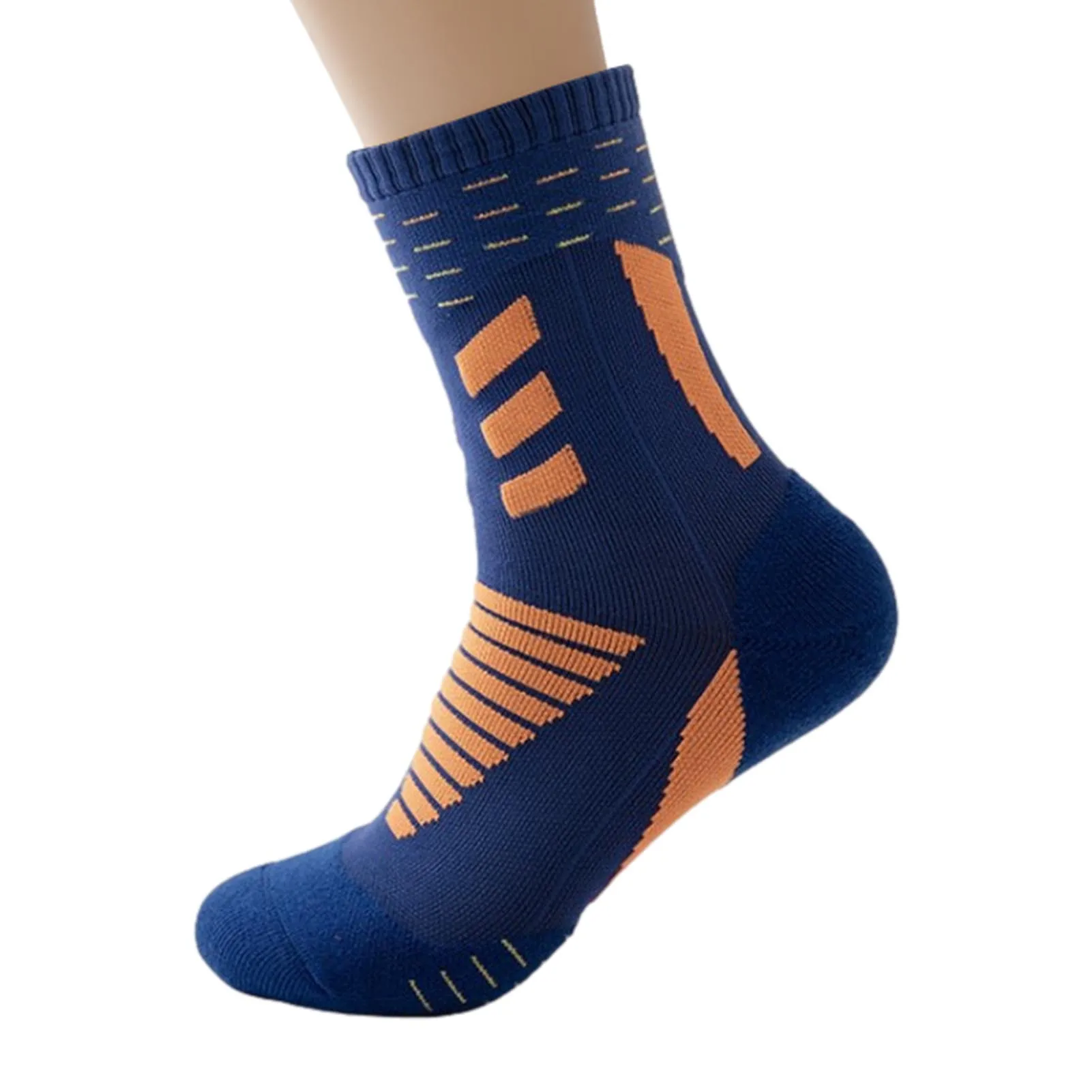 Men Cycling Socks Outdoor Breathable Anti-friction Sport Sock Nylon Basketball Socks Marathon Stocking Summer Running Socks