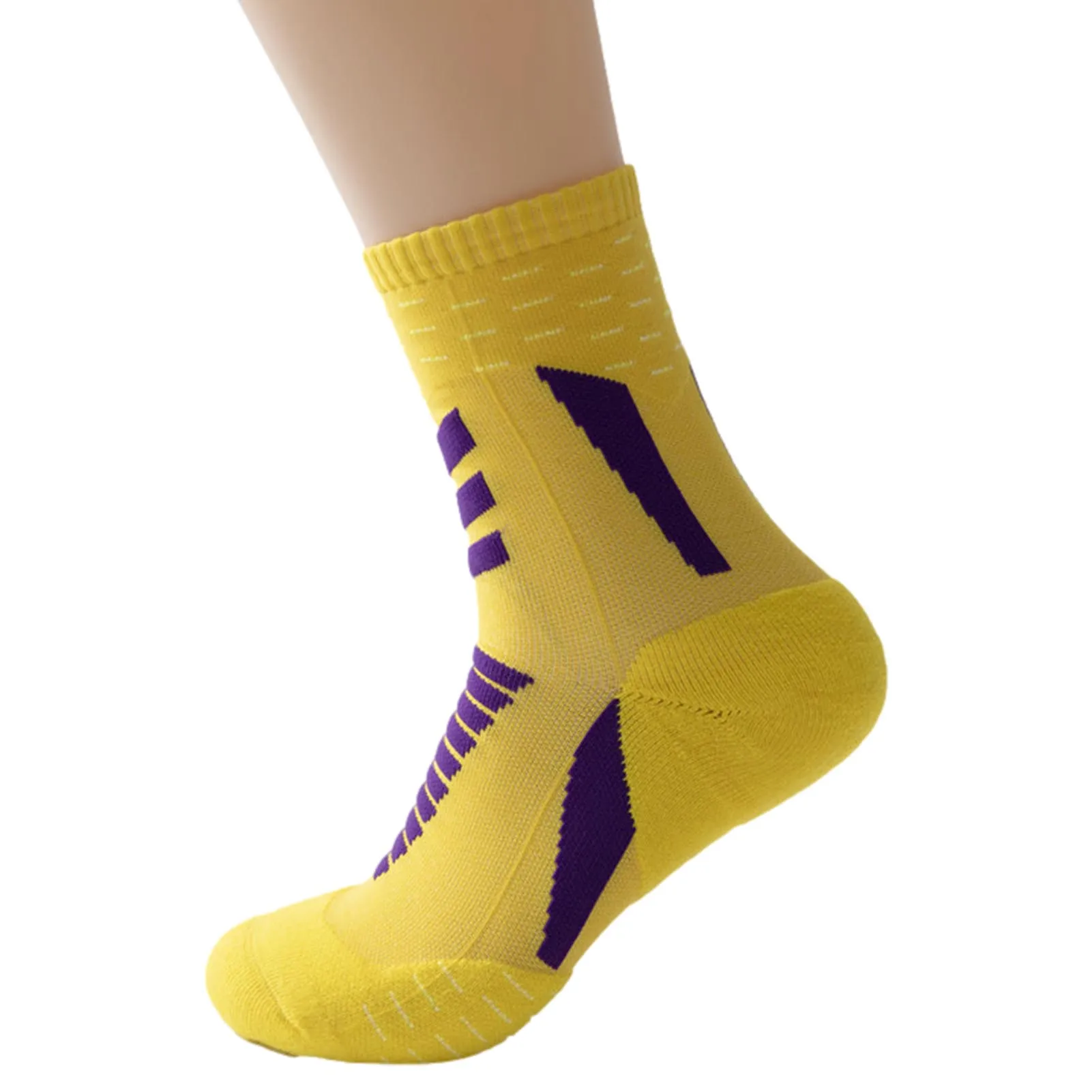 Men Cycling Socks Outdoor Breathable Anti-friction Sport Sock Nylon Basketball Socks Marathon Stocking Summer Running Socks