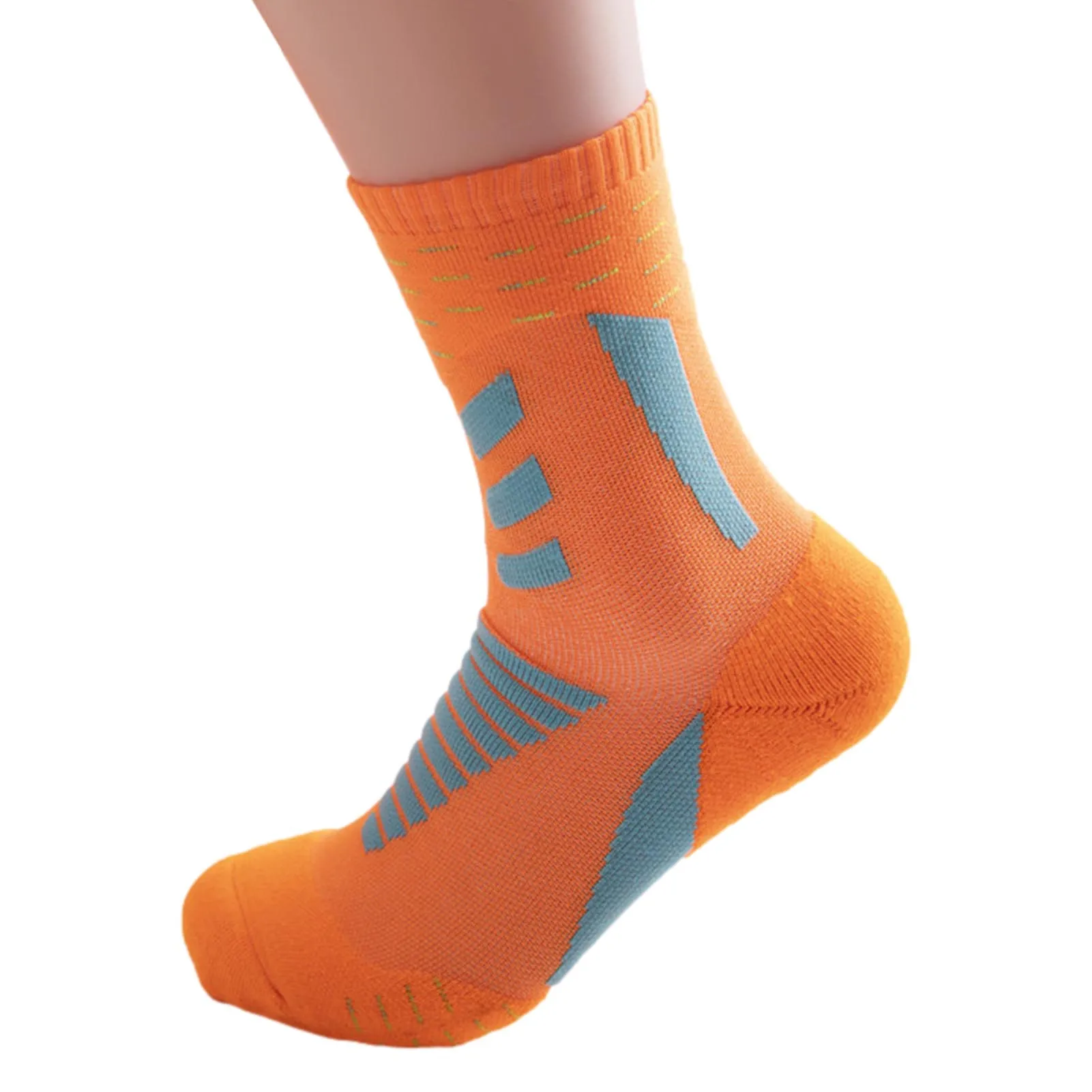 Men Cycling Socks Outdoor Breathable Anti-friction Sport Sock Nylon Basketball Socks Marathon Stocking Summer Running Socks