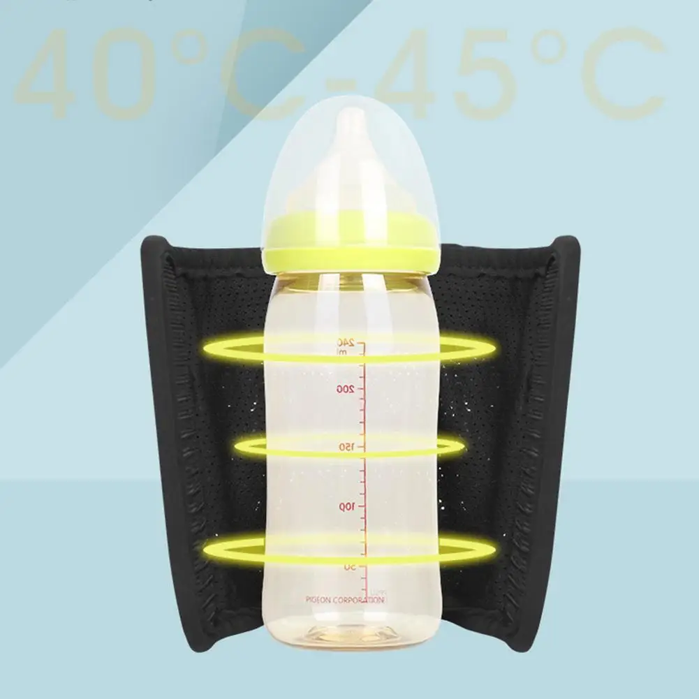 Baby Milk Bottle Warmer Thermostat Bag Car Portable USB Heating Intelligent Warm Milk Tool Insulation Cover Baby Bottle Warmer